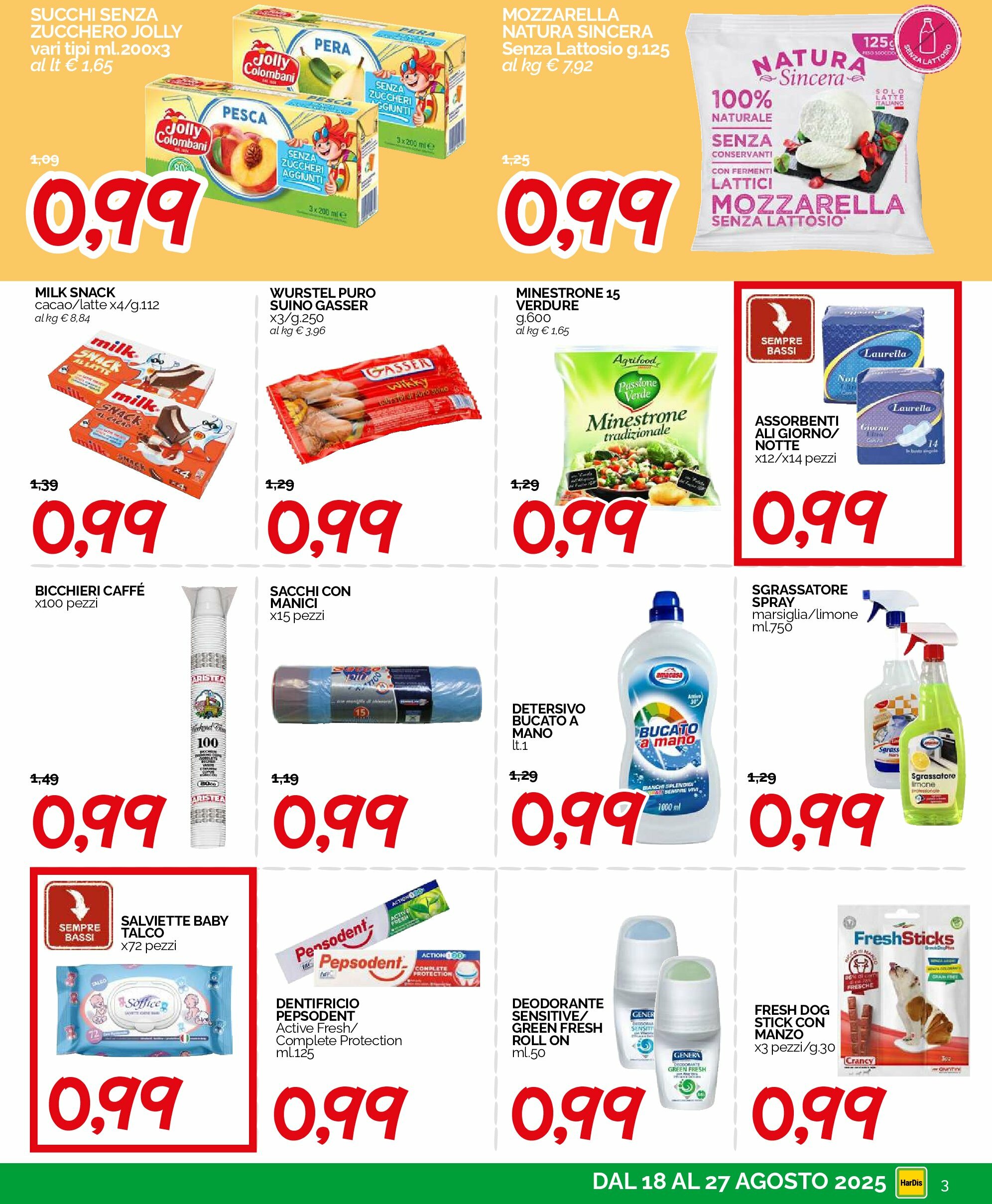 hardis - Volantino Hardis valido dal 18/08 al 27/08 - page: 3