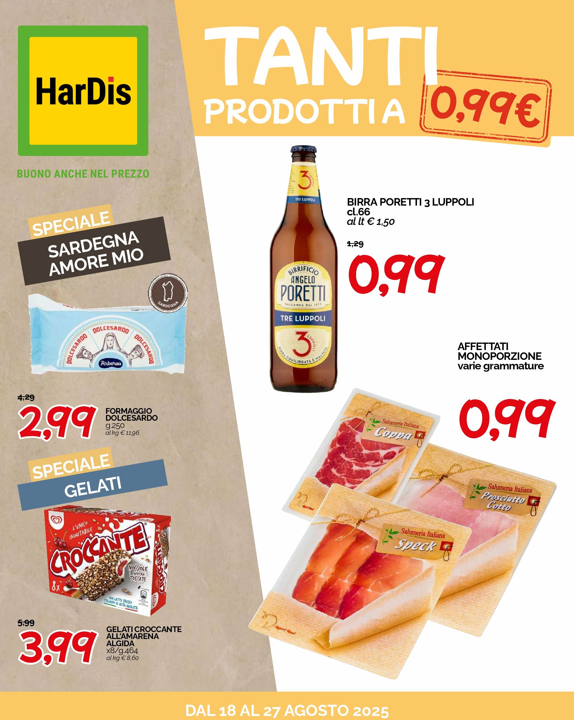 hardis - Volantino Hardis valido dal 18/08 al 27/08