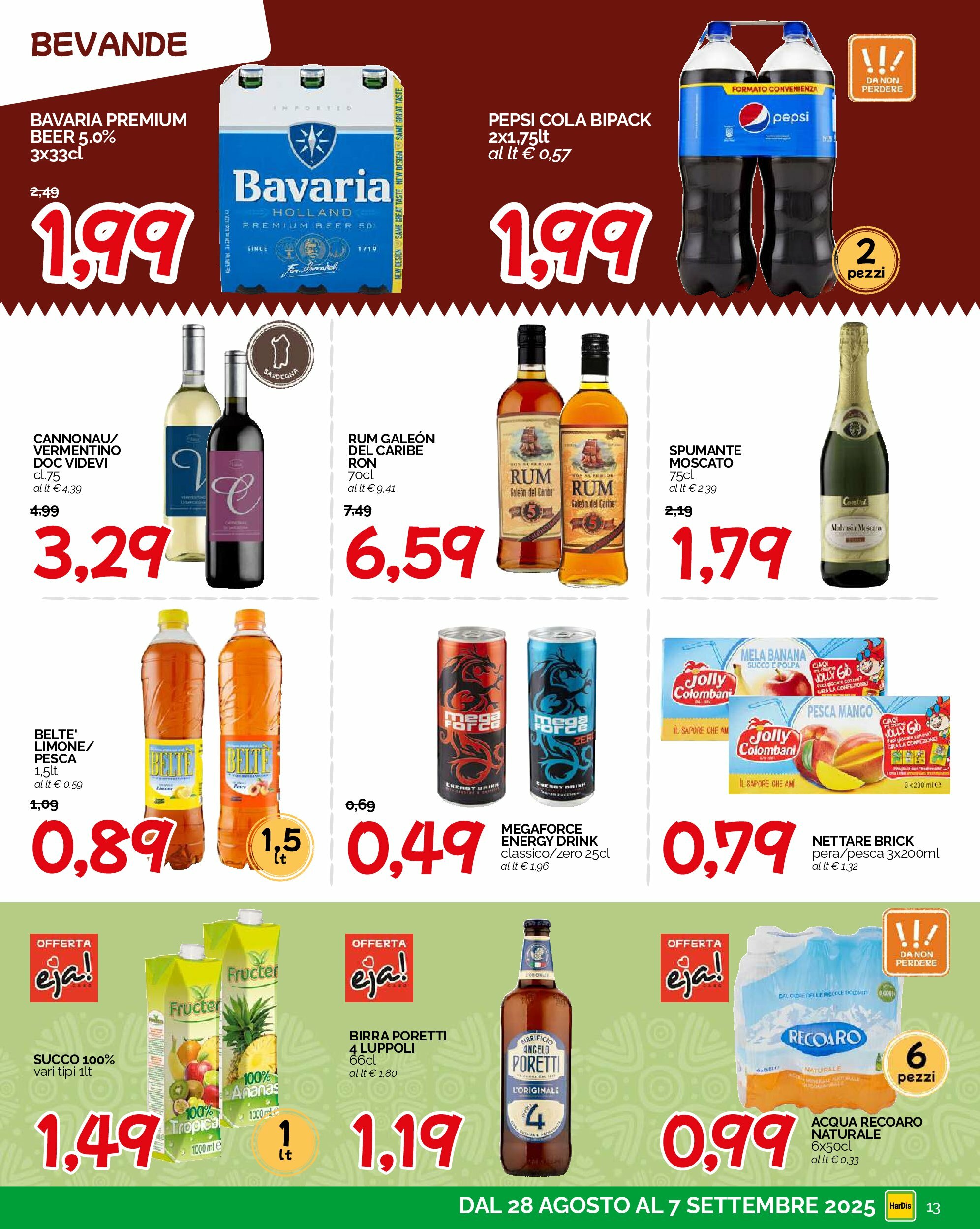 hardis - Volantino Hardis valido dal 28/08 al 07/09 - page: 13
