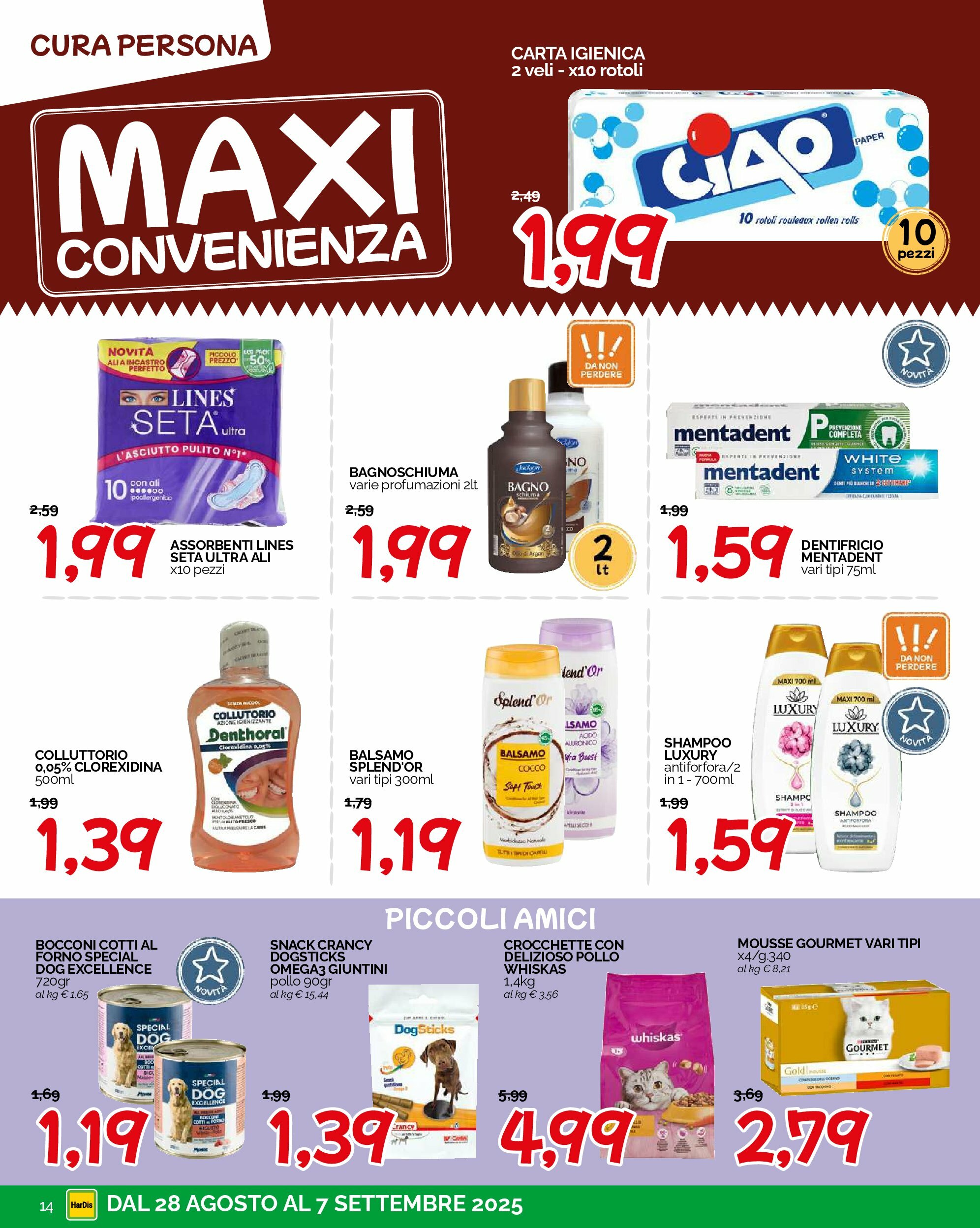 hardis - Volantino Hardis valido dal 28/08 al 07/09 - page: 14