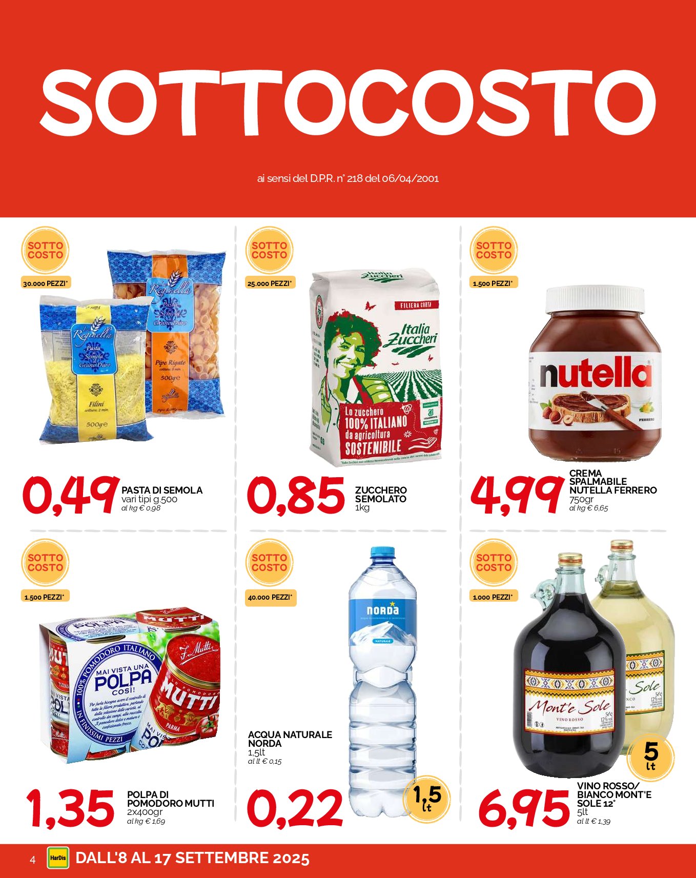 hardis - Volantino Hardis valido dal 08/09 al 17/09 - page: 4