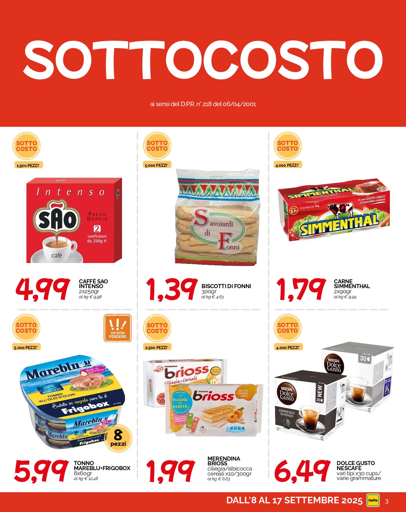 hardis - Volantino Hardis valido dal 08/09 al 17/09 - page: 3