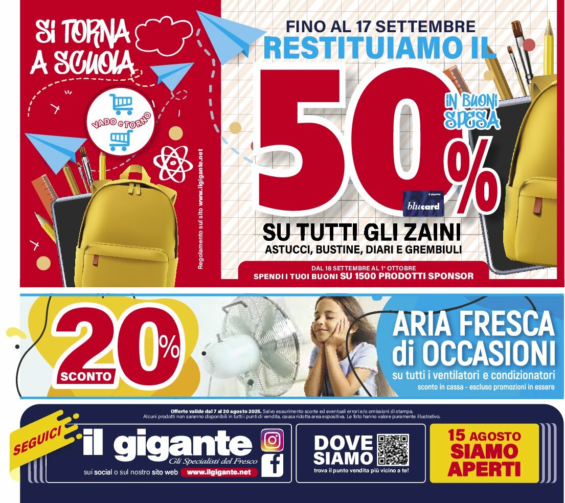 il-gigante - Volantino Il Gigante valido dal 07/08 al 20/08 - page: 30