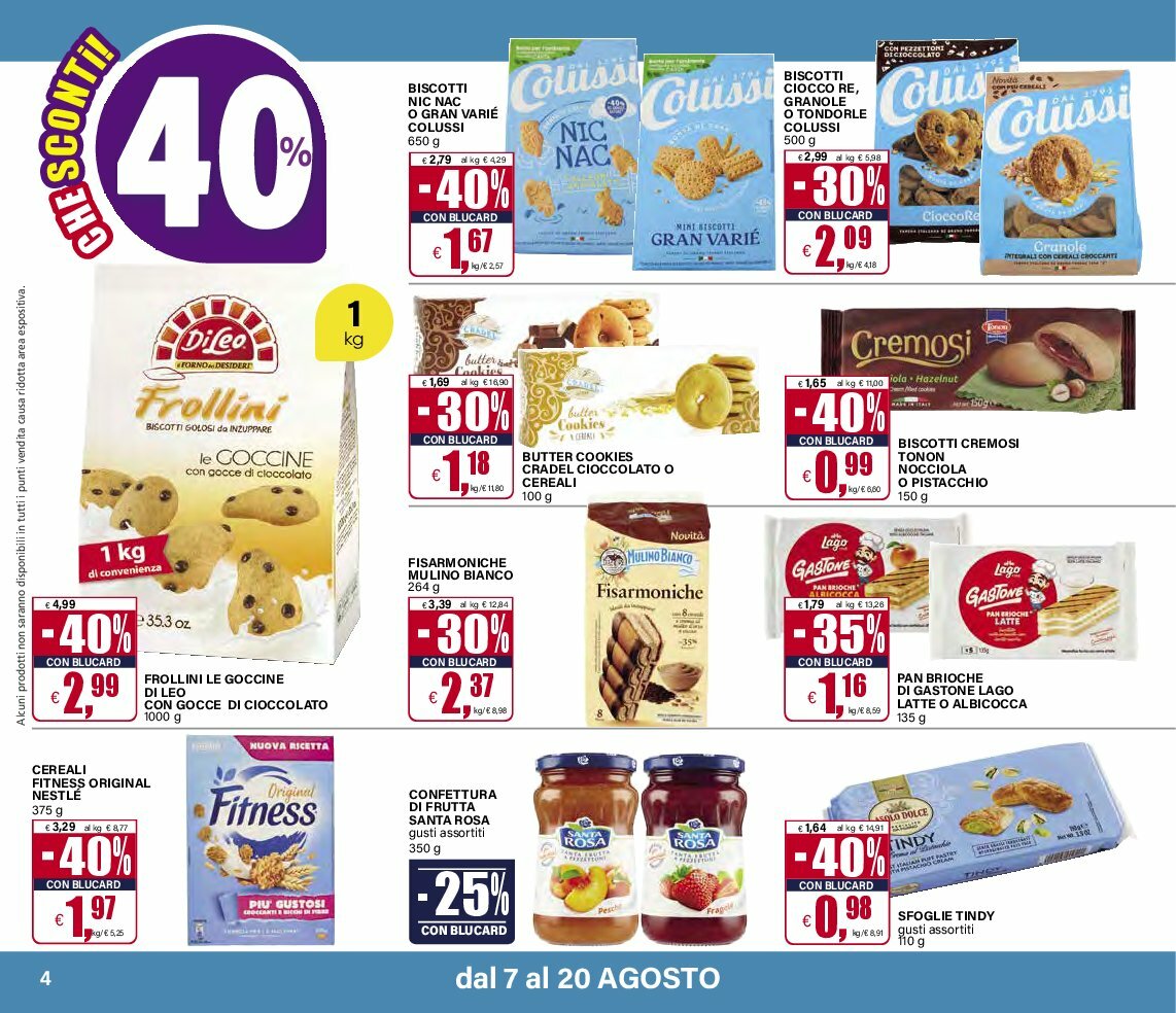 il-gigante - Volantino Il Gigante valido dal 07/08 al 20/08 - page: 4