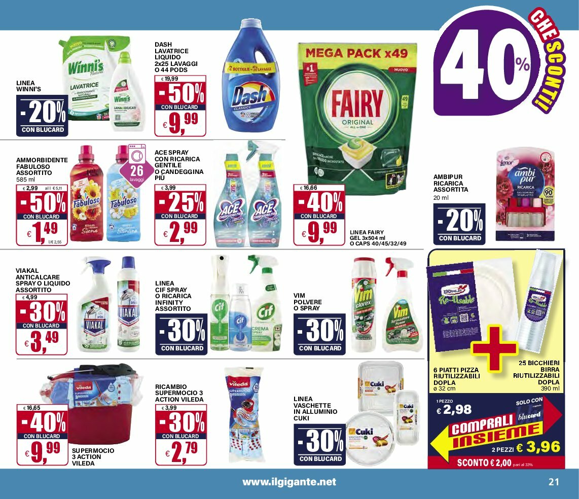 il-gigante - Volantino Il Gigante valido dal 07/08 al 20/08 - page: 23
