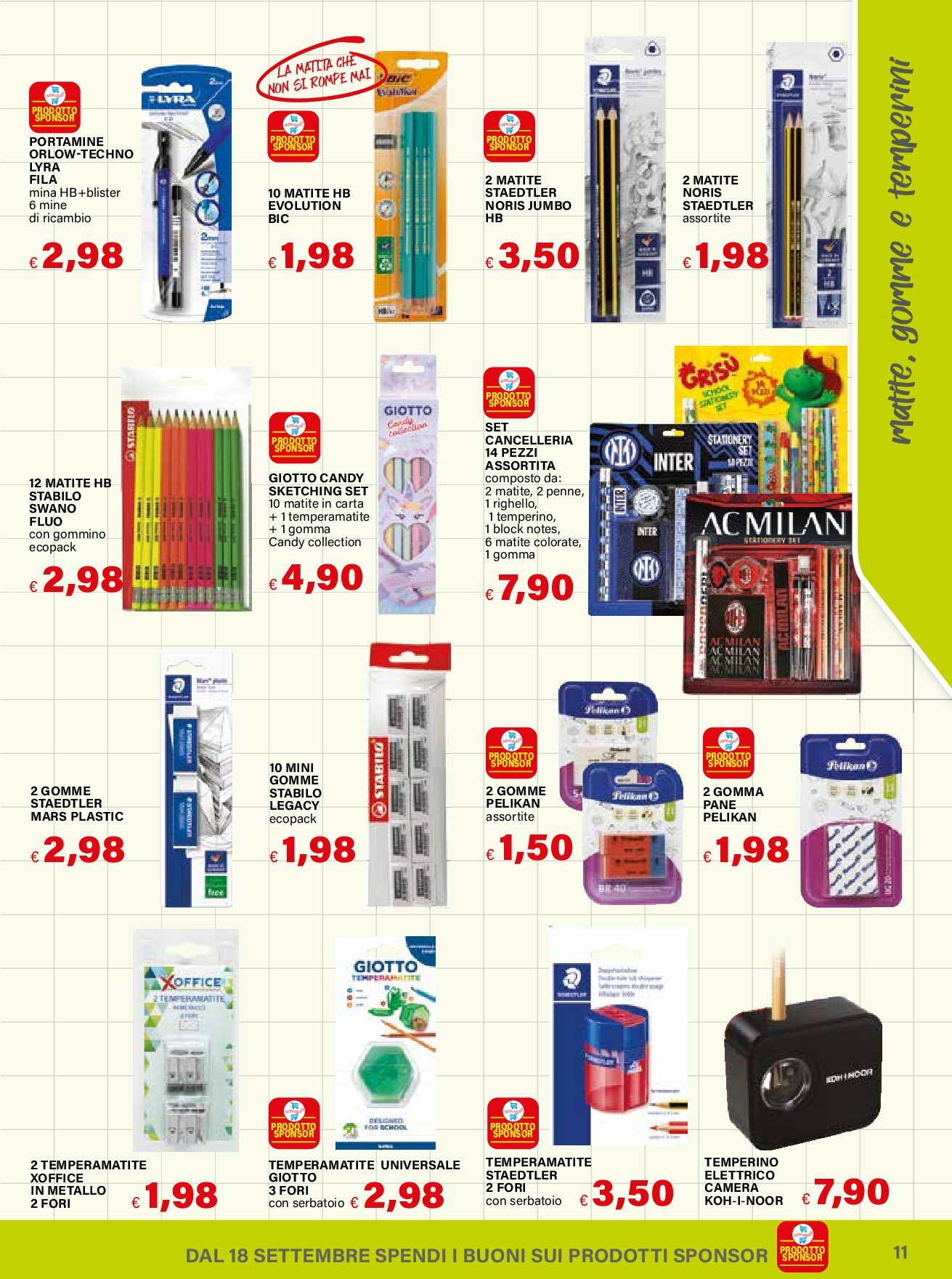 il-gigante - Volantino Il Gigante - Si torna a scuola valido dal 18/08 al 01/10 - page: 11