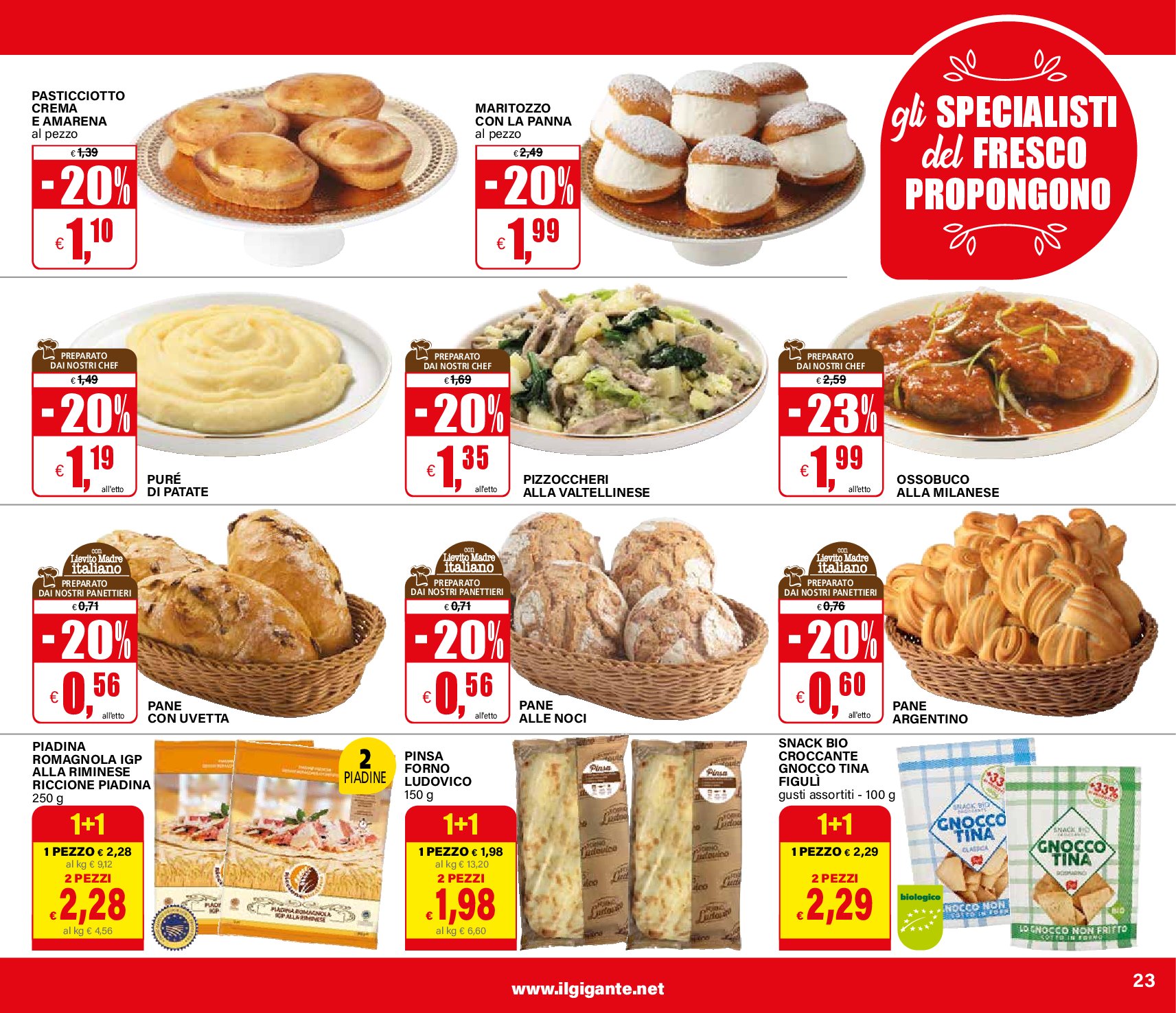 il-gigante - Volantino Il Gigante - 1+1 Uno è Gratis valido dal 04/09 al 17/09 - page: 23