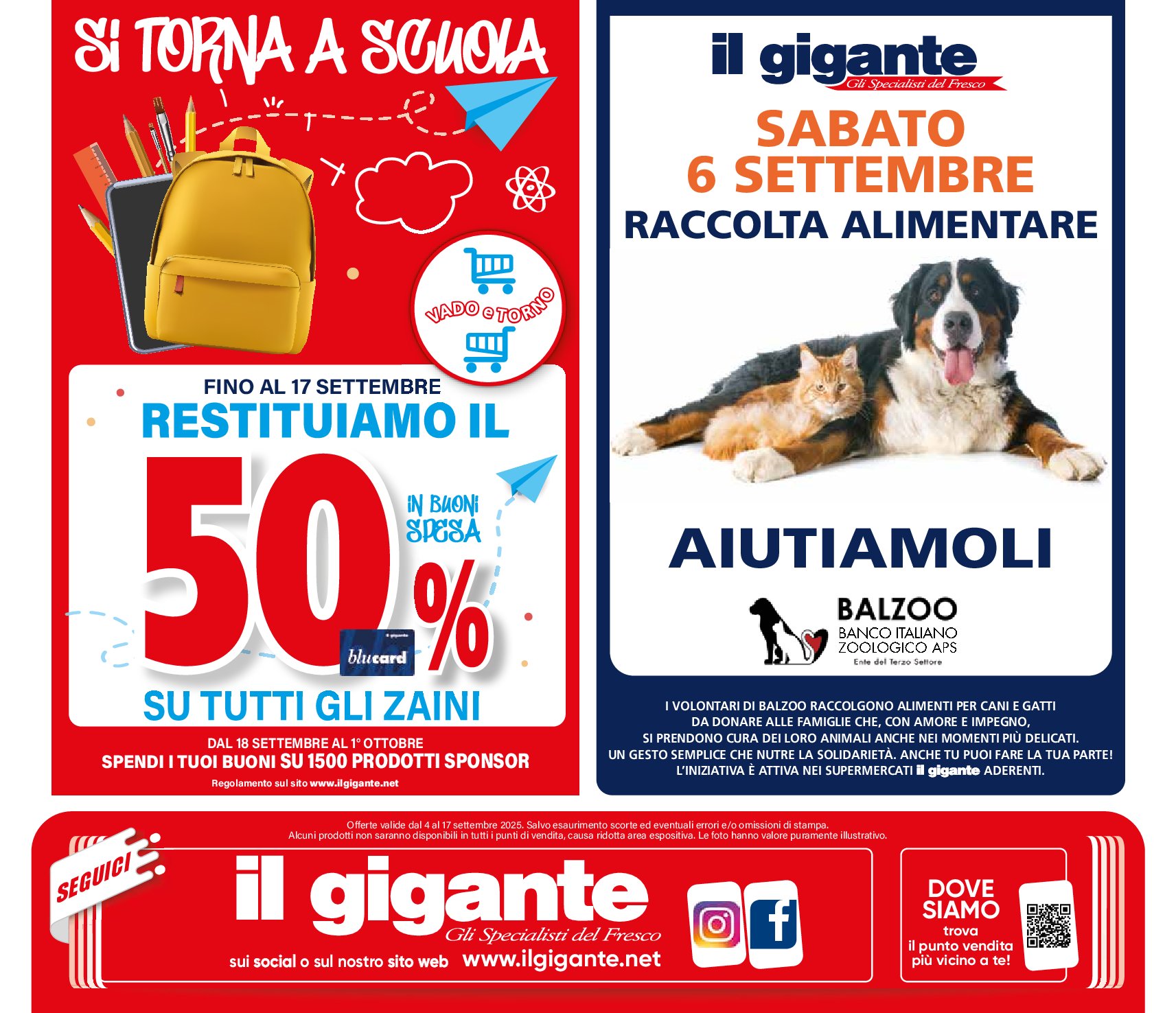 il-gigante - Volantino Il Gigante - 1+1 Uno è Gratis valido dal 04/09 al 17/09 - page: 30