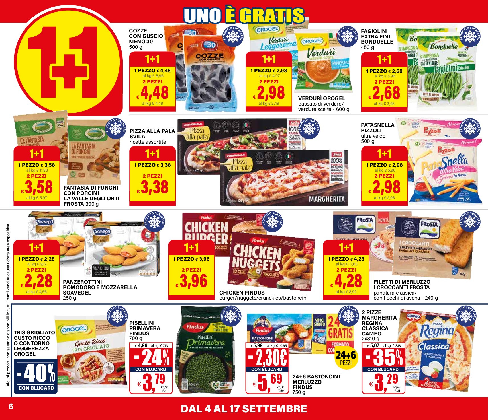 il-gigante - Volantino Il Gigante - 1+1 Uno è Gratis valido dal 04/09 al 17/09 - page: 6