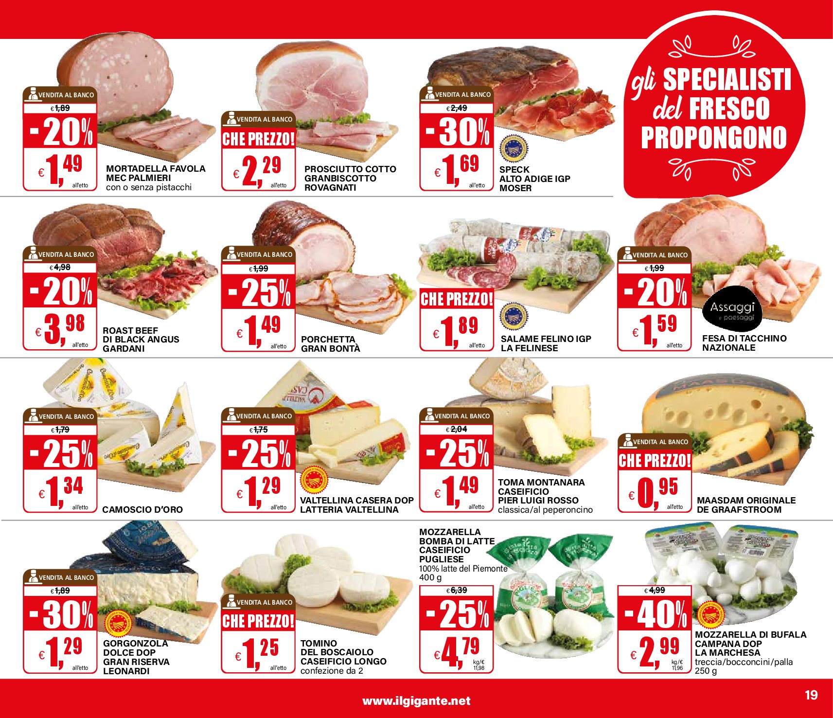 il-gigante - Volantino Il Gigante - 1+1 Uno è Gratis valido dal 04/09 al 17/09 - page: 19