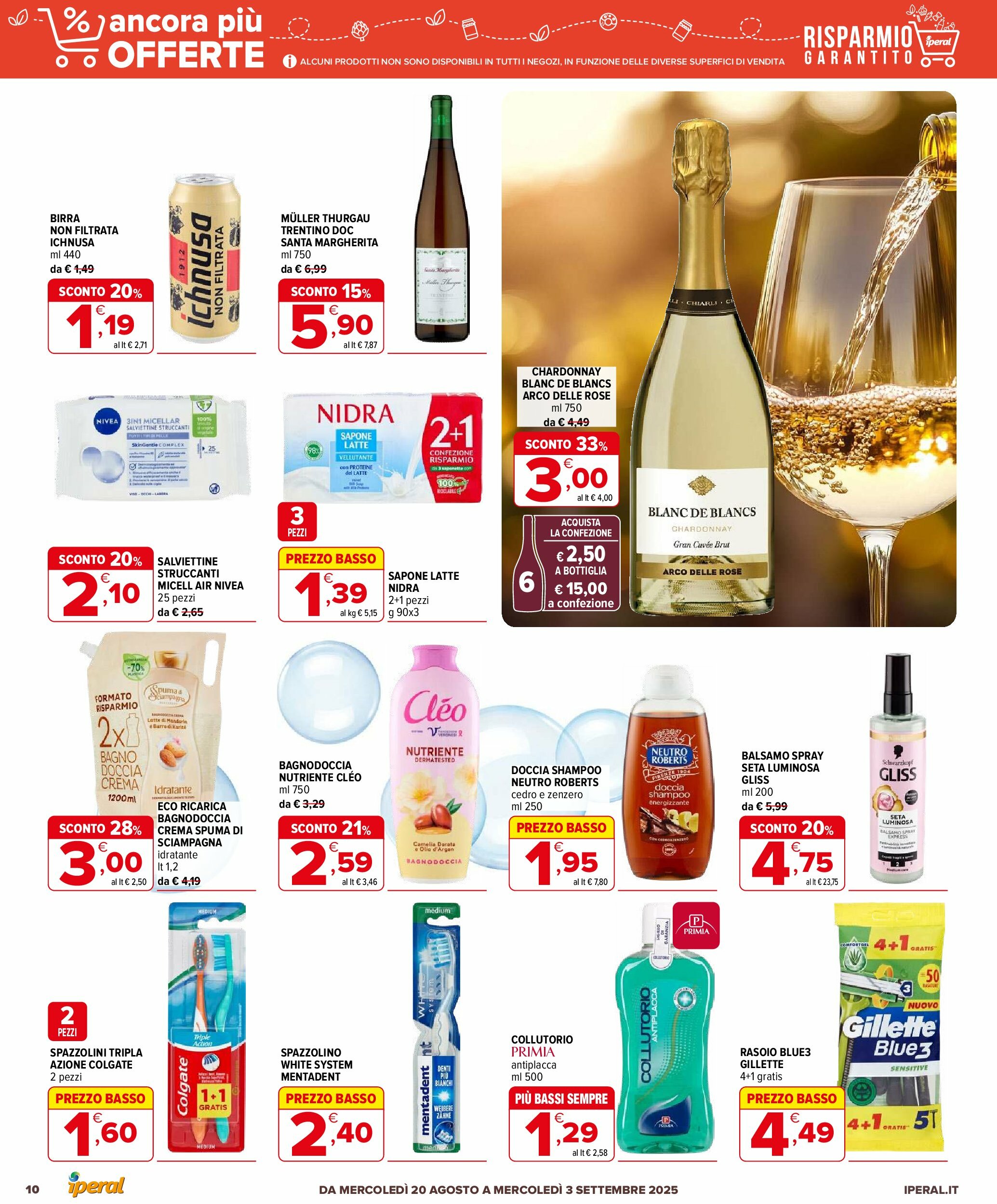 iperal - Volantino Iperal - Ancora più offerte valido dal 20/08 al 03/09 - page: 10
