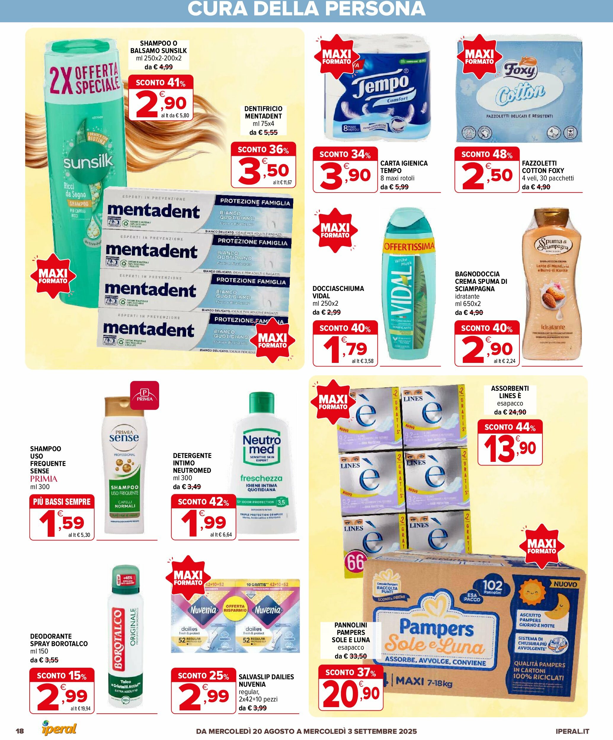 iperal - Volantino Iperal valido dal 20/08 al 03/09 - page: 18