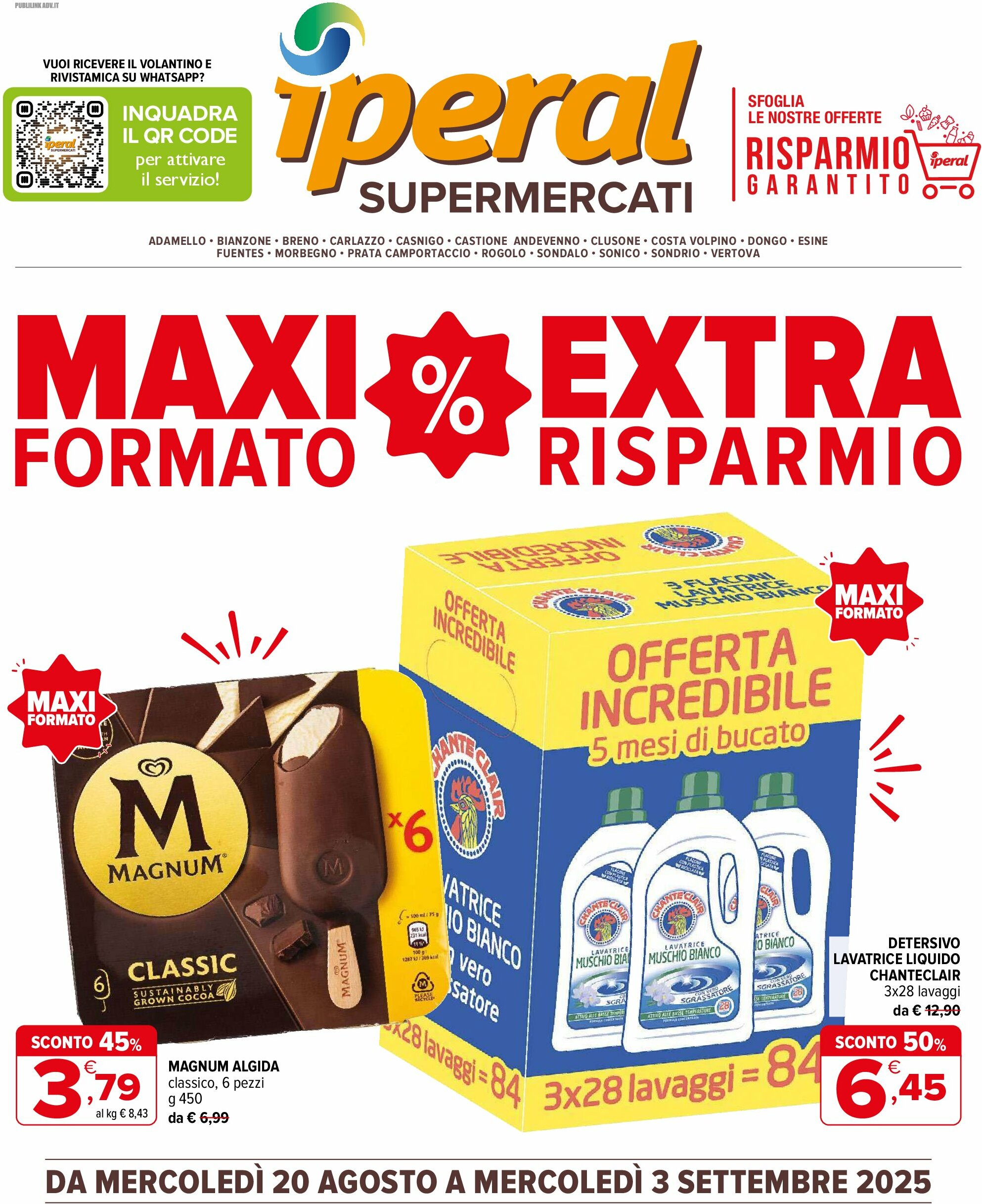 iperal - Volantino Iperal valido dal 20/08 al 03/09