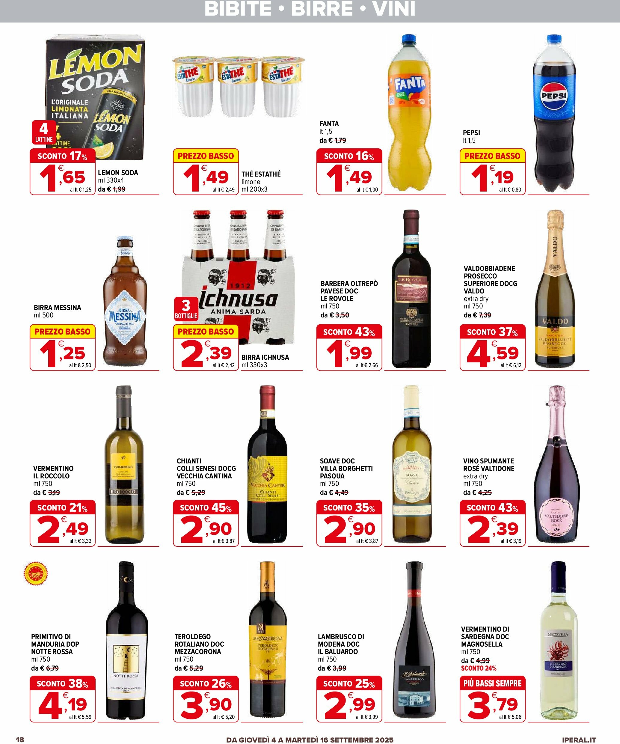 iperal - Volantino Iperal valido dal 04/09 al 16/09 - page: 18