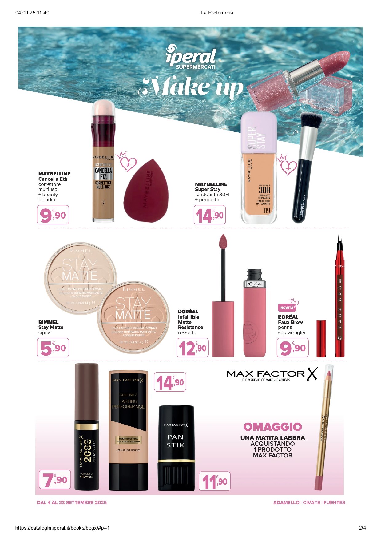 iperal - Volantino Iperal - La Profumeria valido dal 04/09 al 23/09 - page: 2