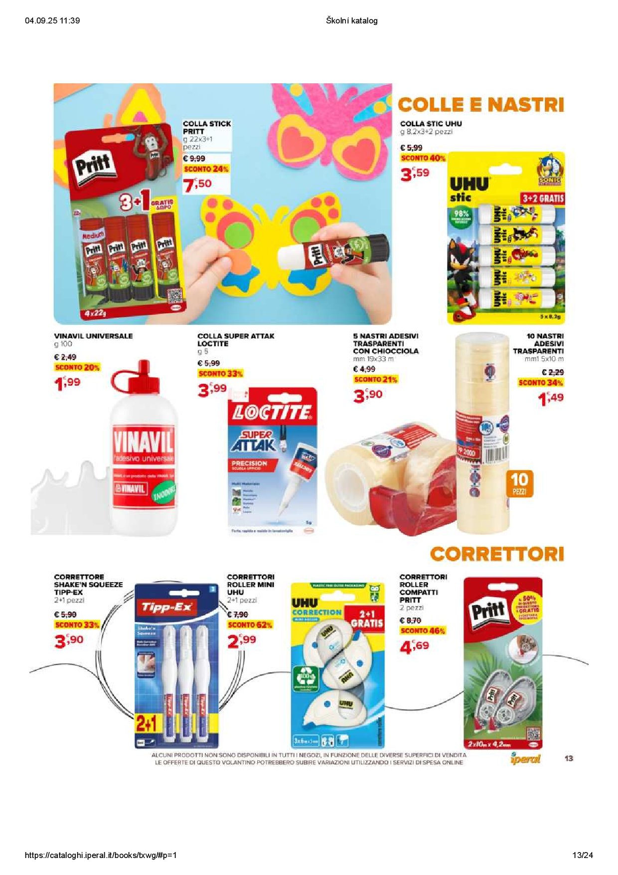 iperal - Volantino Iperal - Scuola valido dal 16/07 al 30/09 - page: 13