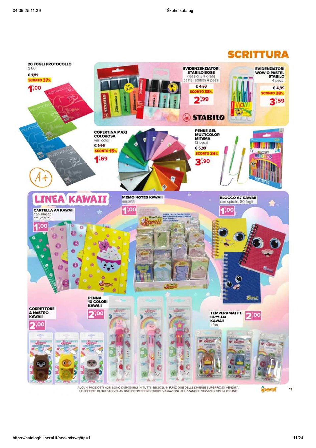 iperal - Volantino Iperal - Scuola valido dal 16/07 al 30/09 - page: 11