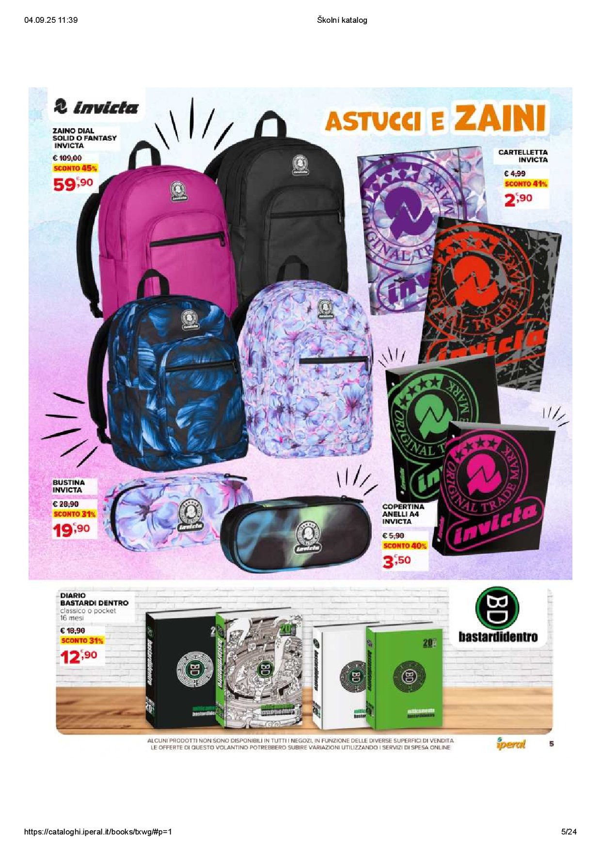 iperal - Volantino Iperal - Scuola valido dal 16/07 al 30/09 - page: 5