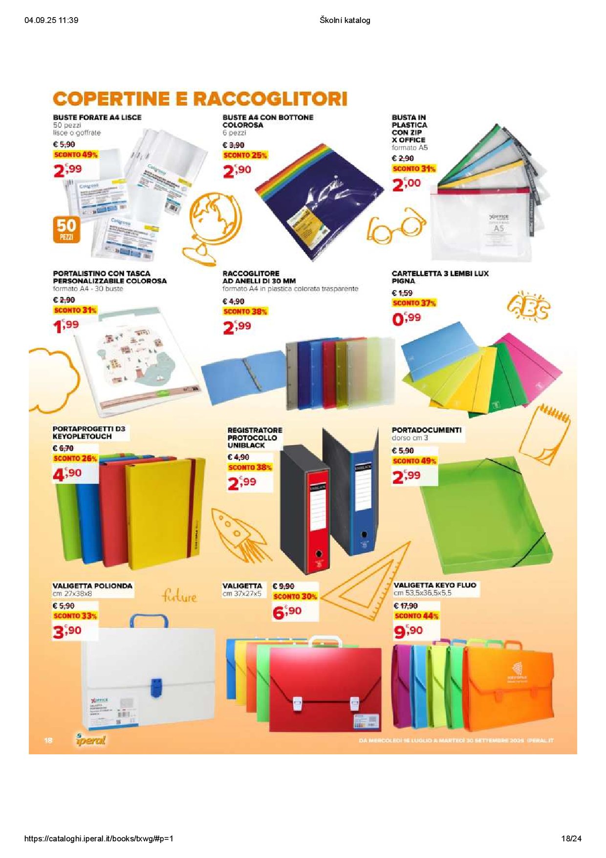 iperal - Volantino Iperal - Scuola valido dal 16/07 al 30/09 - page: 18