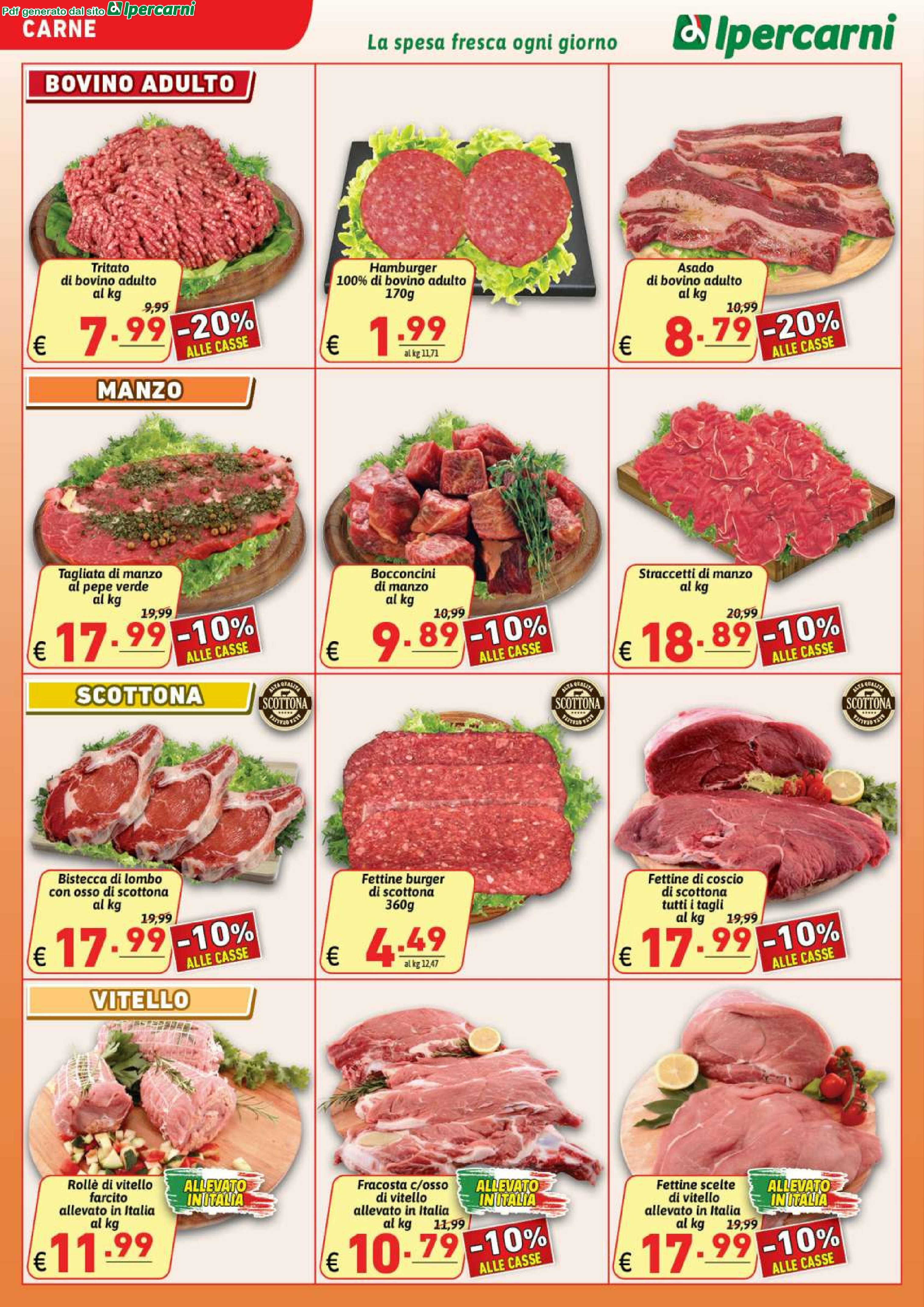 ipercarni - Volantino Ipercarni - Via Asello, Piazza dei Consoli valido dal 18/08 al 26/08 - page: 2