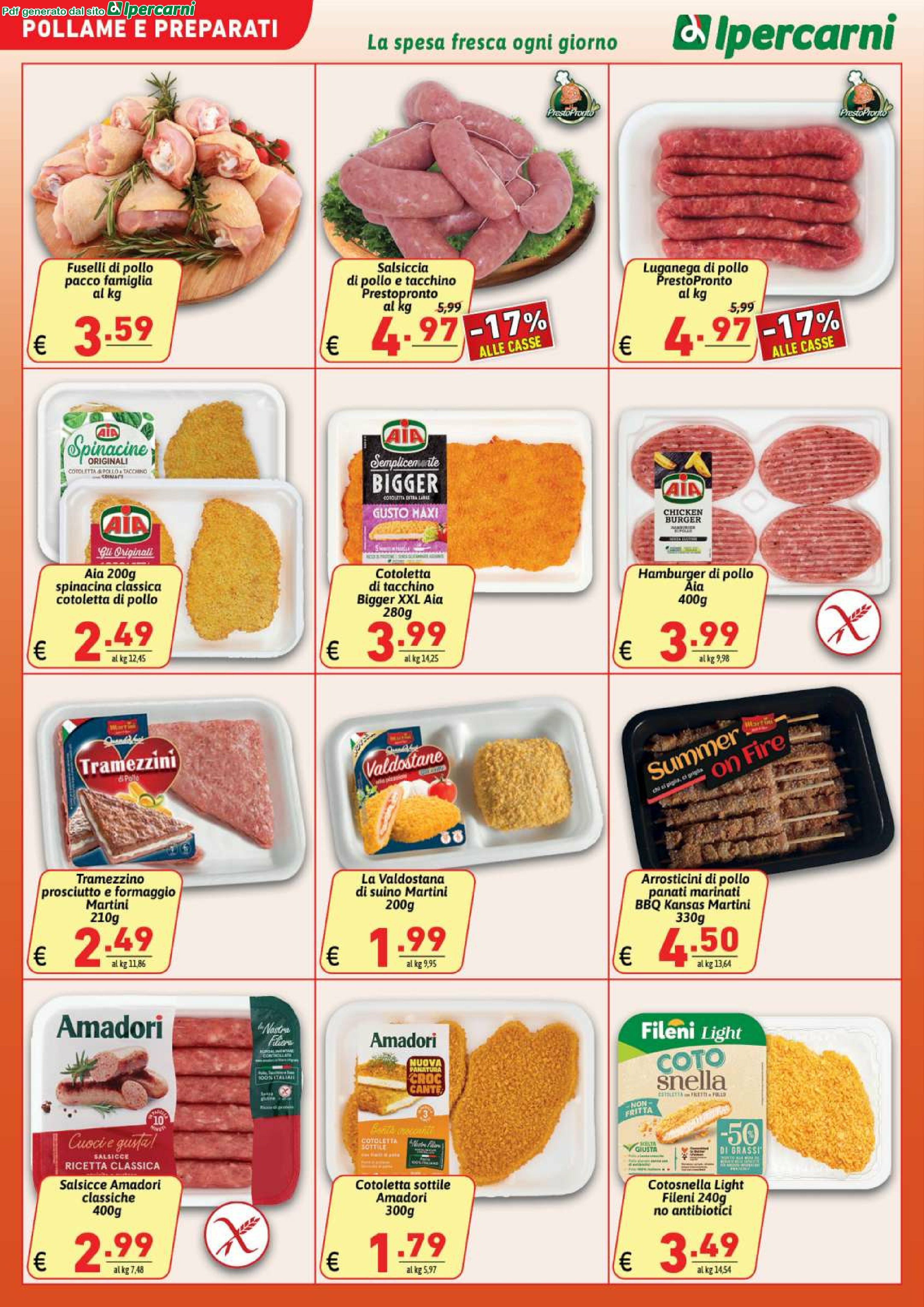 ipercarni - Volantino Ipercarni - Casilino, Finocchio, Marconi, Mentana, Centocelle, Montesacro, Tiburtina, Trionfale, Tuscolano, Villa Gordiani valido dal 18/08 al 26/08 - page: 4