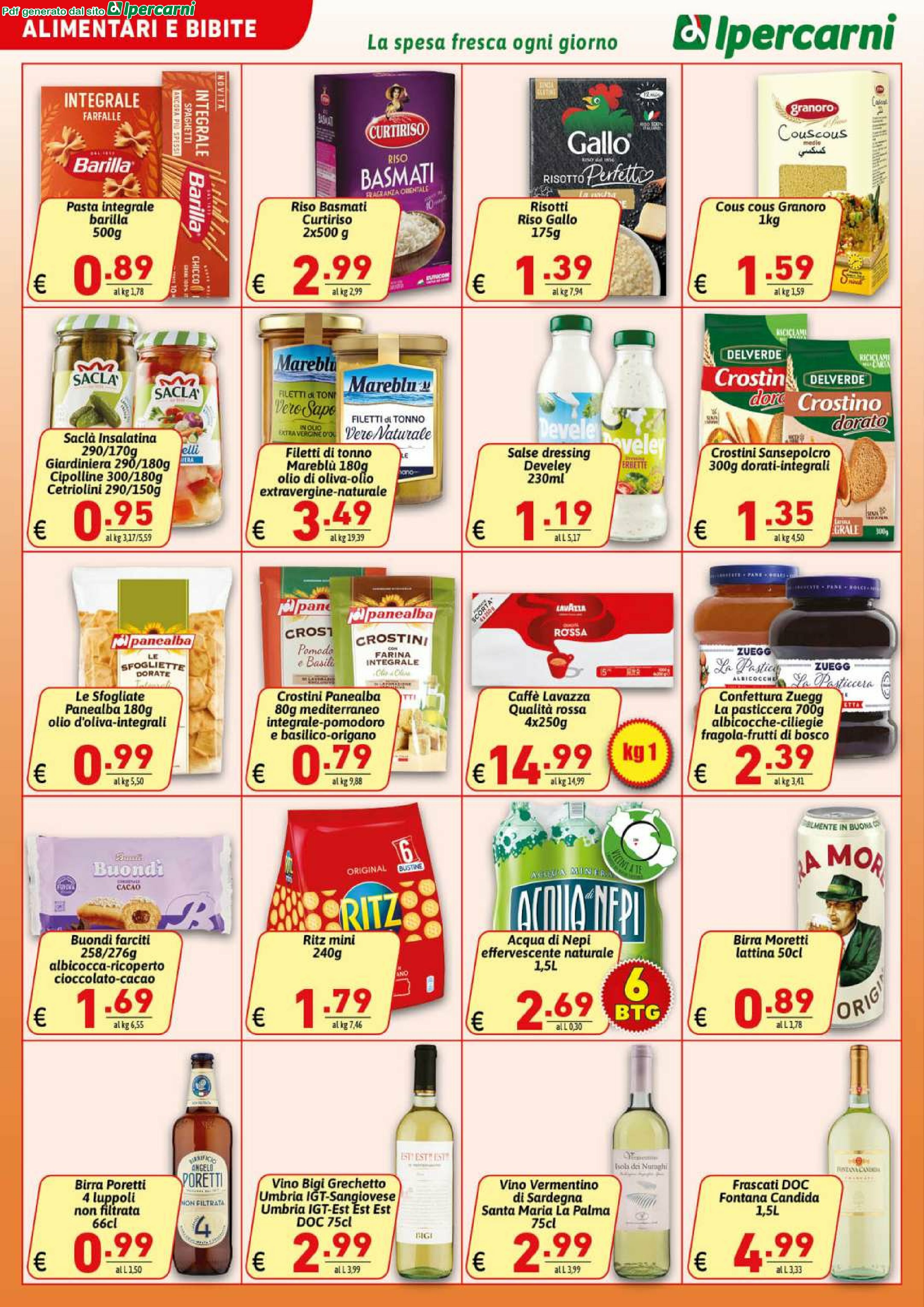 ipercarni - Volantino Ipercarni - Formello, Le Rughe valido dal 27/08 al 04/09 - page: 14