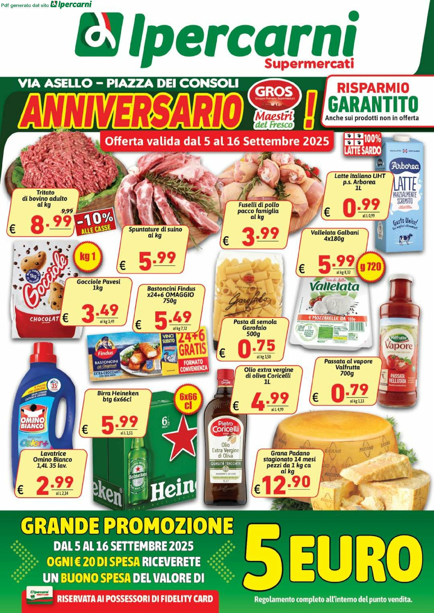 ipercarni - Volantino Ipercarni - Claudio Asello valido dal 05/09 al 16/09