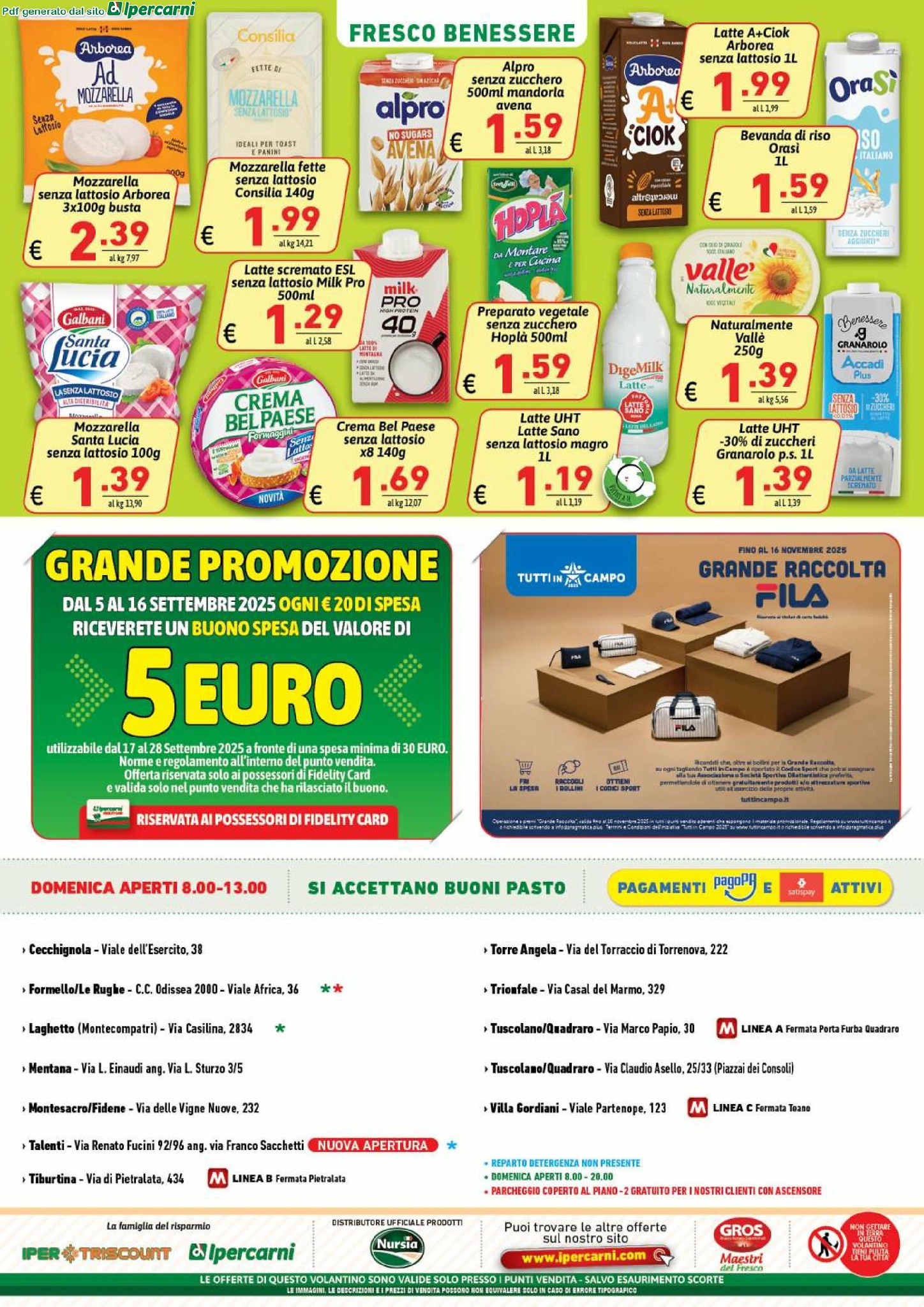 ipercarni - Volantino Ipercarni - Cecchignola, Laghetto, Mentana, Tiburtina, Torre Angela, Trionfale, Villa Gordiani valido dal 05/09 al 16/09 - page: 16