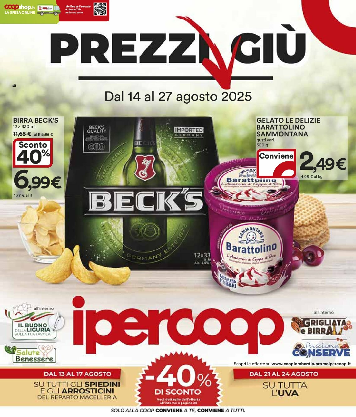 ipercoop - Volantino Ipercoop valido dal 14/08 al 27/08
