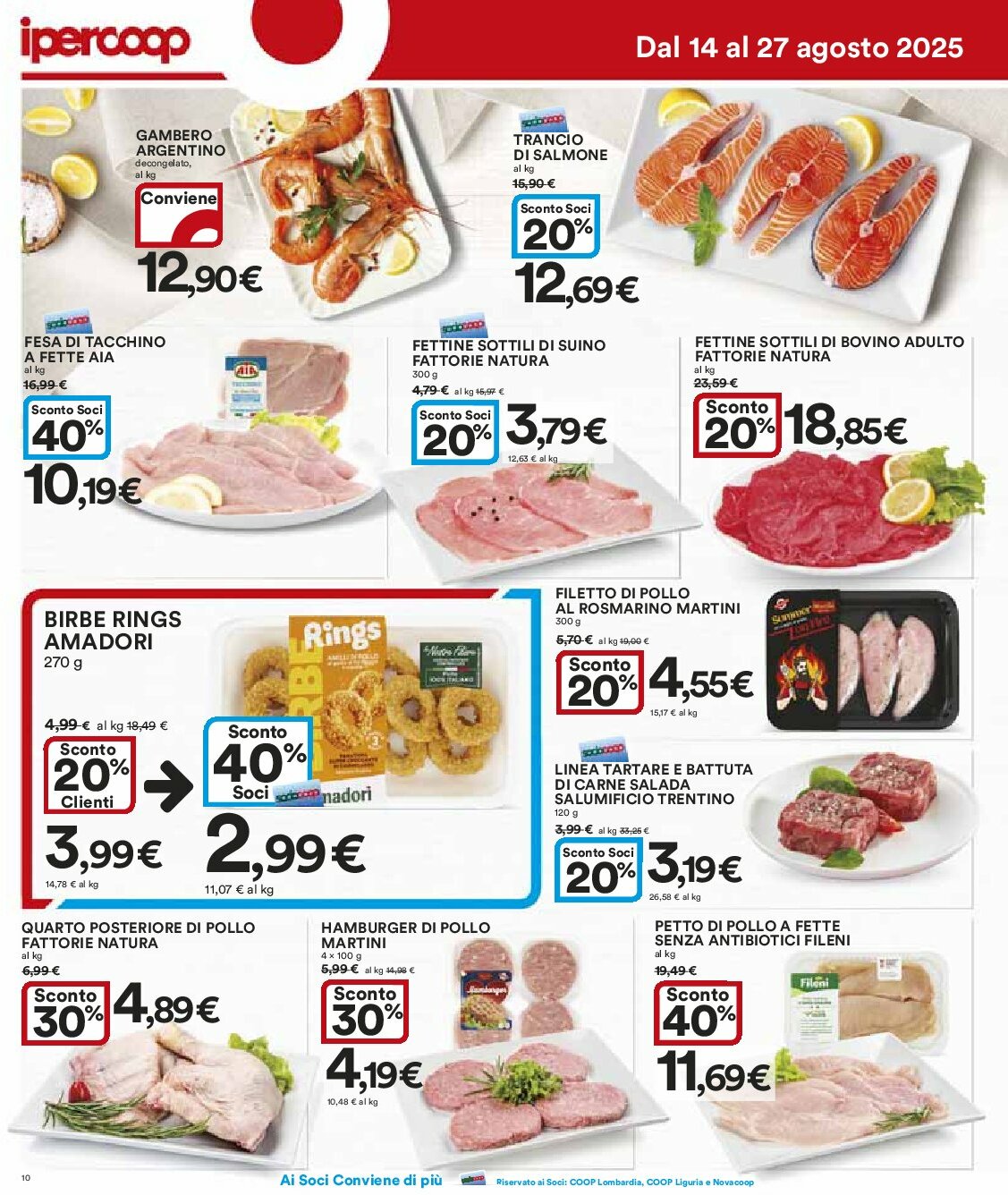 ipercoop - Volantino Ipercoop valido dal 14/08 al 27/08 - page: 10