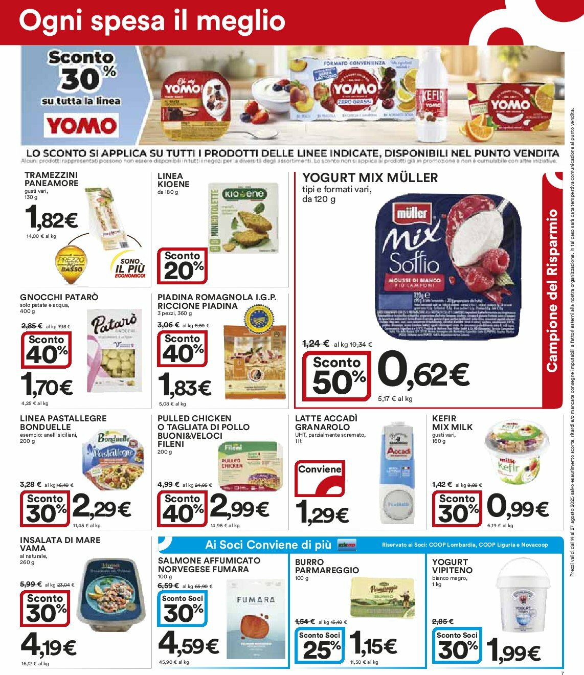 ipercoop - Volantino Ipercoop valido dal 14/08 al 27/08 - page: 7