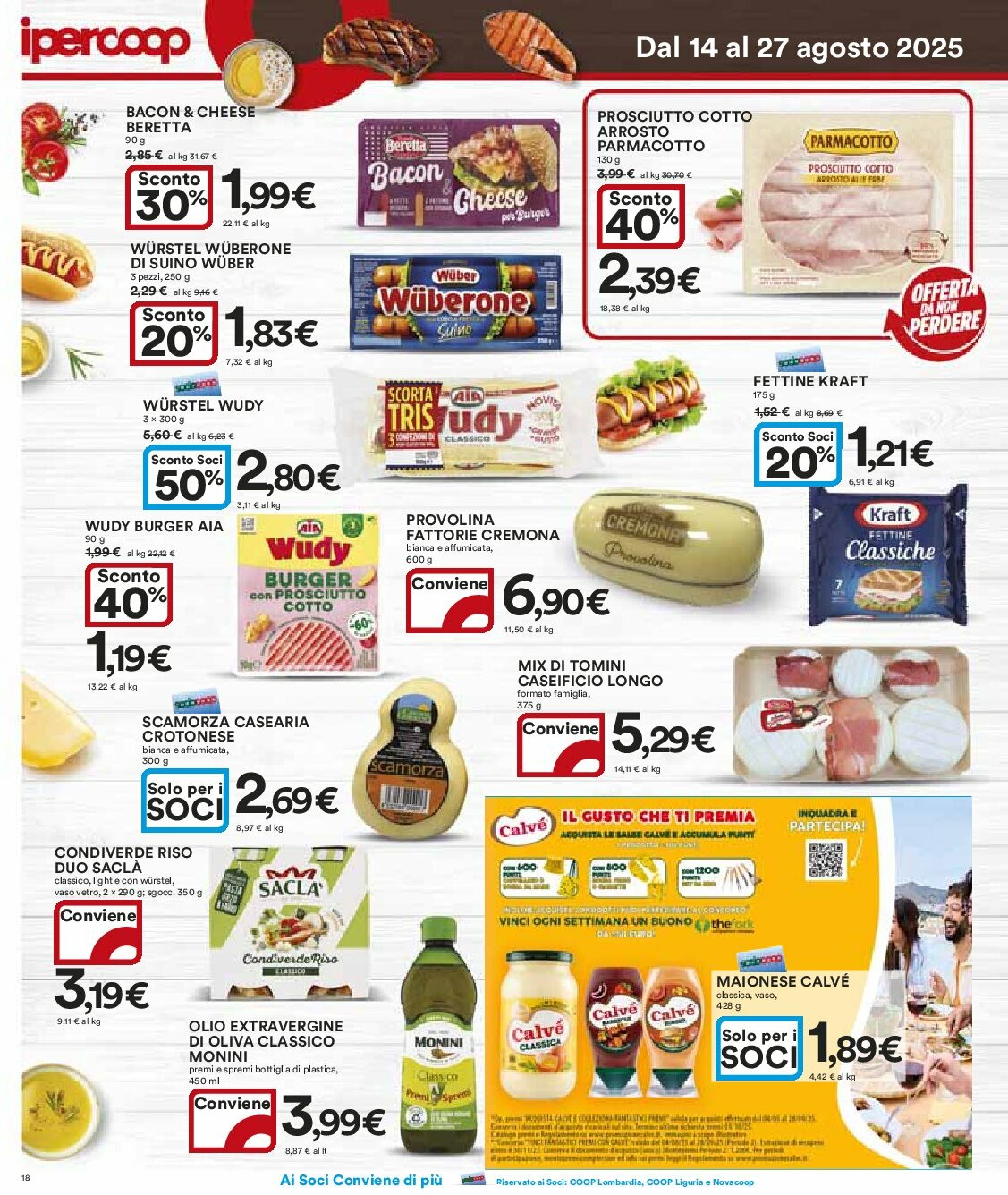 ipercoop - Volantino Ipercoop valido dal 14/08 al 27/08 - page: 18