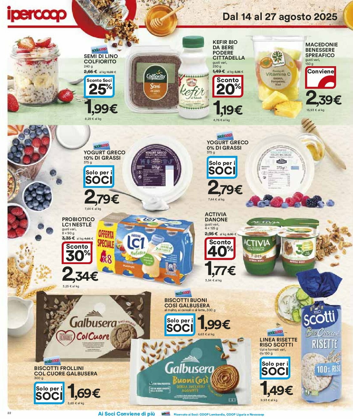 ipercoop - Volantino Ipercoop valido dal 14/08 al 27/08 - page: 22