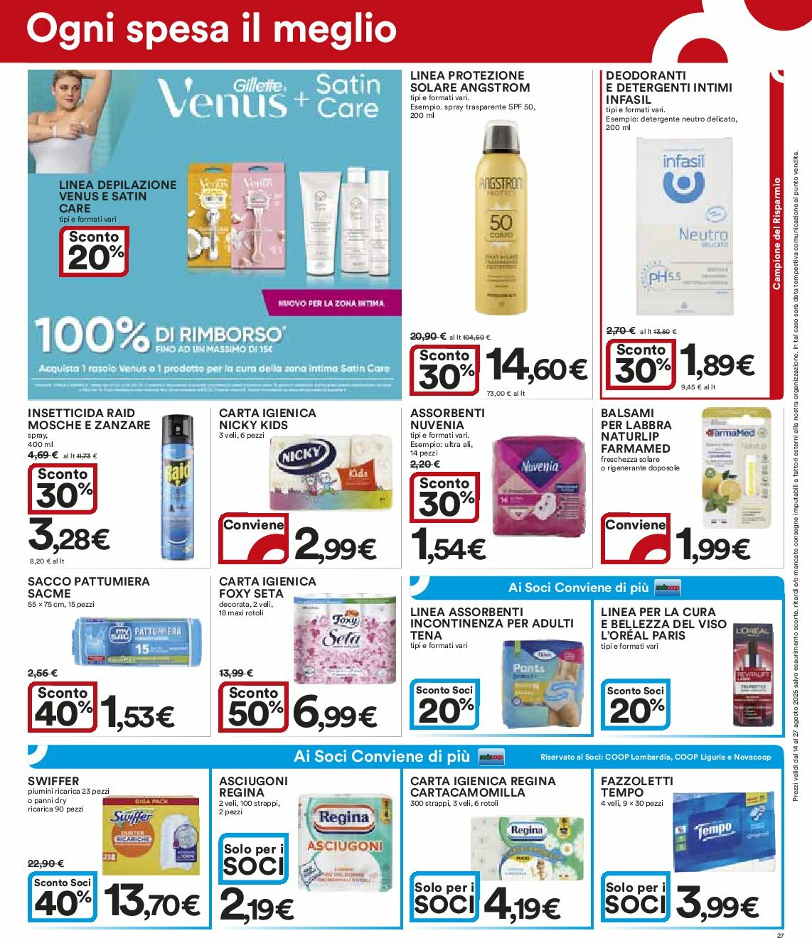 ipercoop - Volantino Ipercoop valido dal 14/08 al 27/08 - page: 27