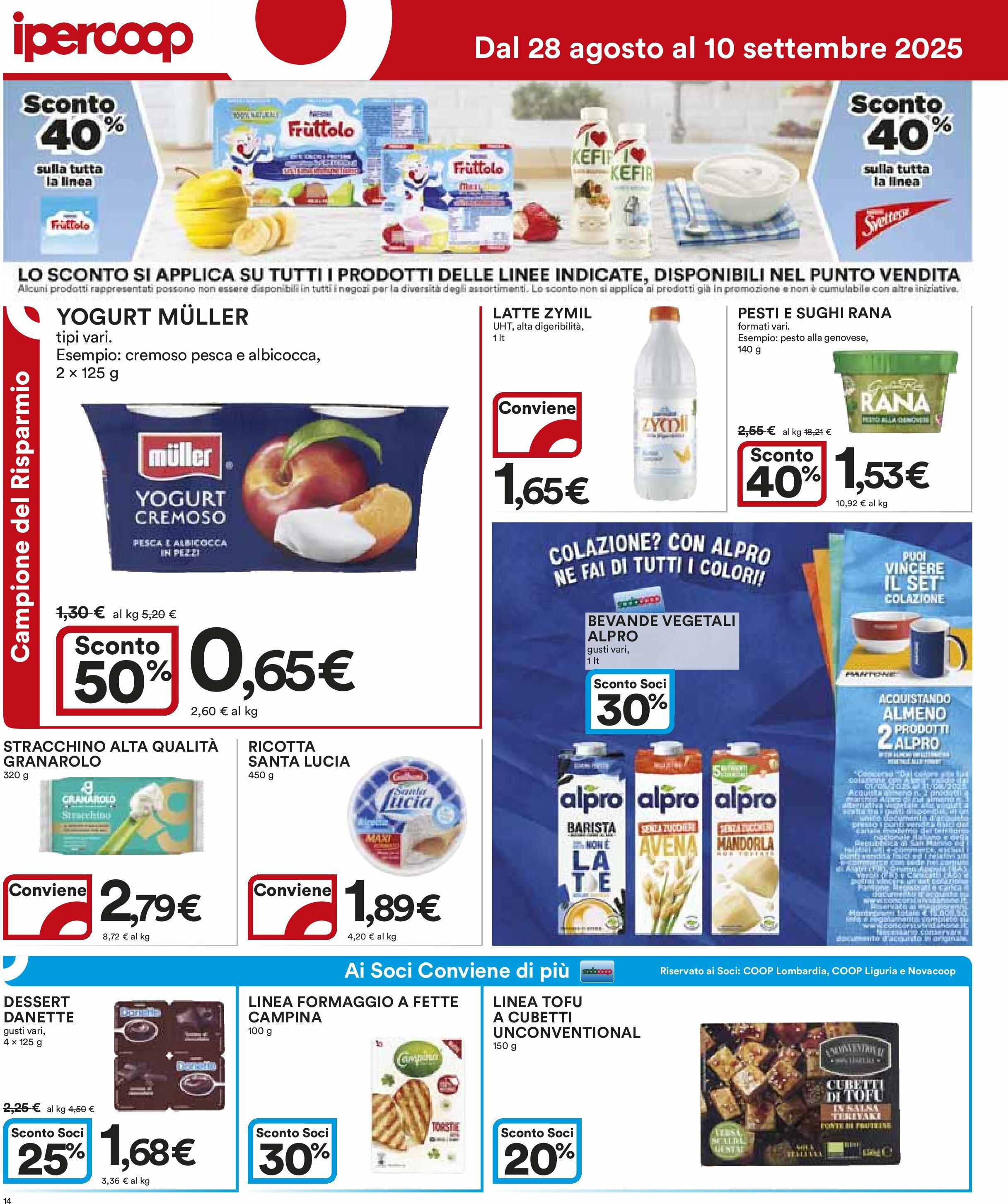 ipercoop - Volantino Ipercoop valido dal 28/08 al 10/09 - page: 14