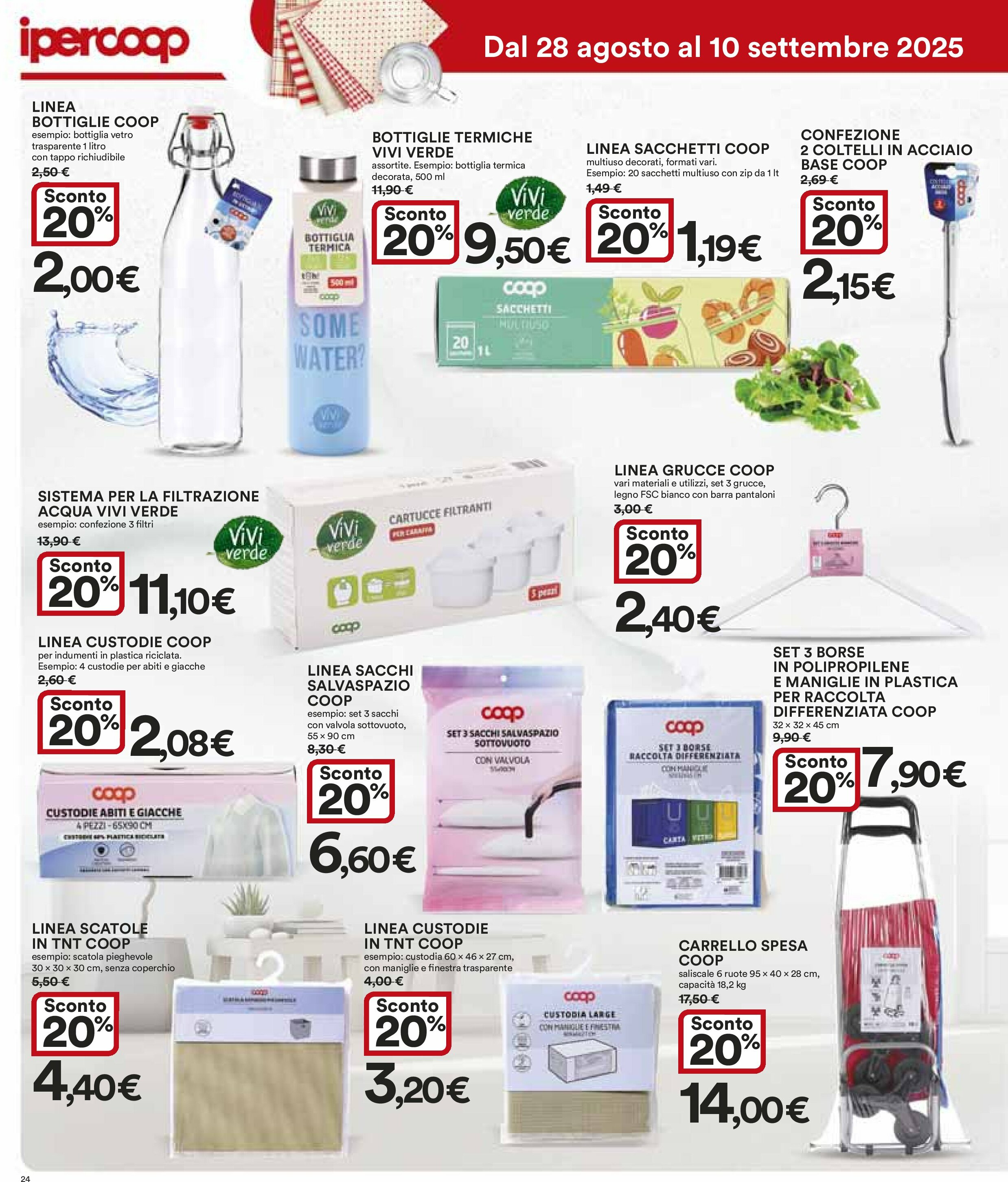 ipercoop - Volantino Ipercoop valido dal 28/08 al 10/09 - page: 24