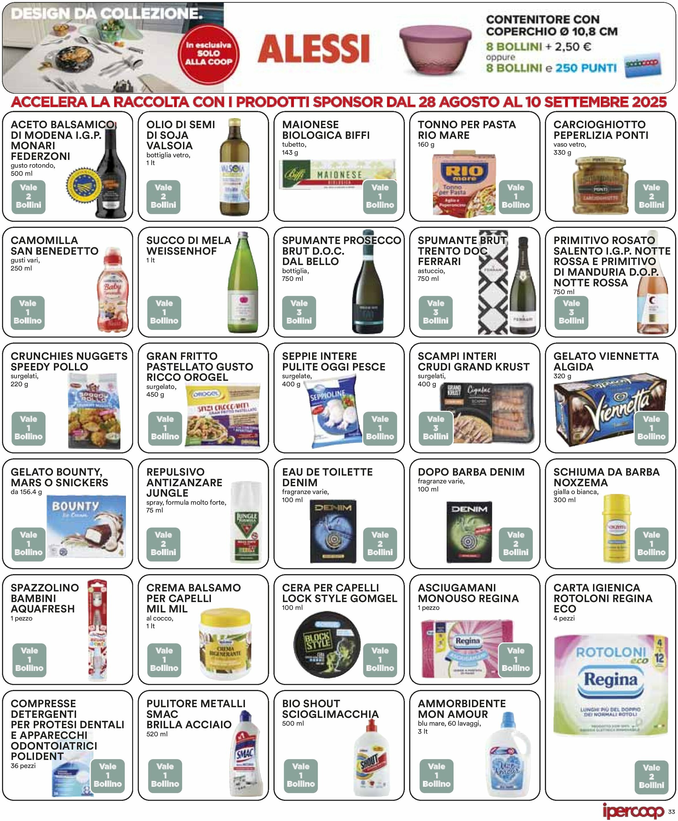 ipercoop - Volantino Ipercoop valido dal 28/08 al 10/09 - page: 33