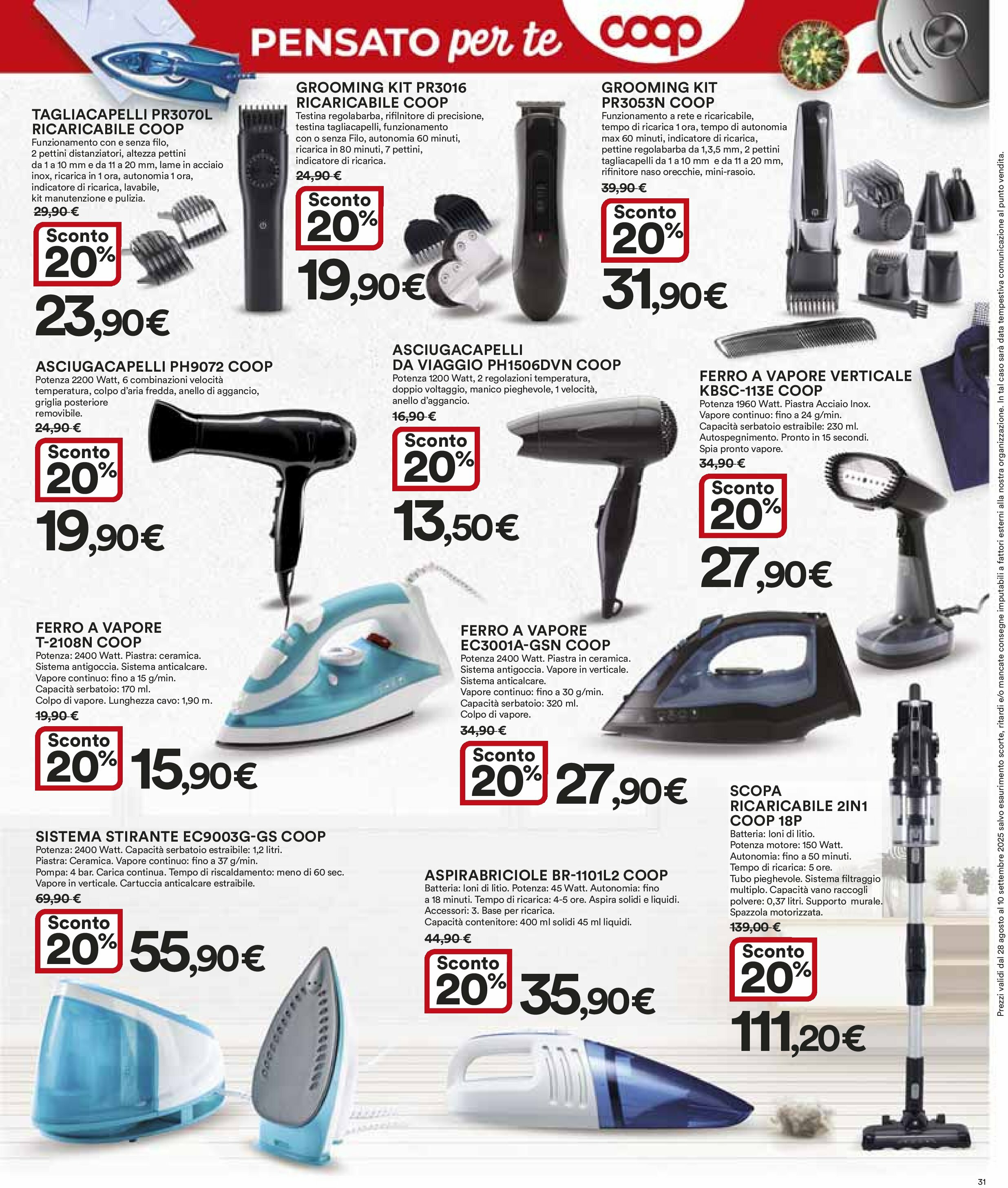 ipercoop - Volantino Ipercoop valido dal 28/08 al 10/09 - page: 31
