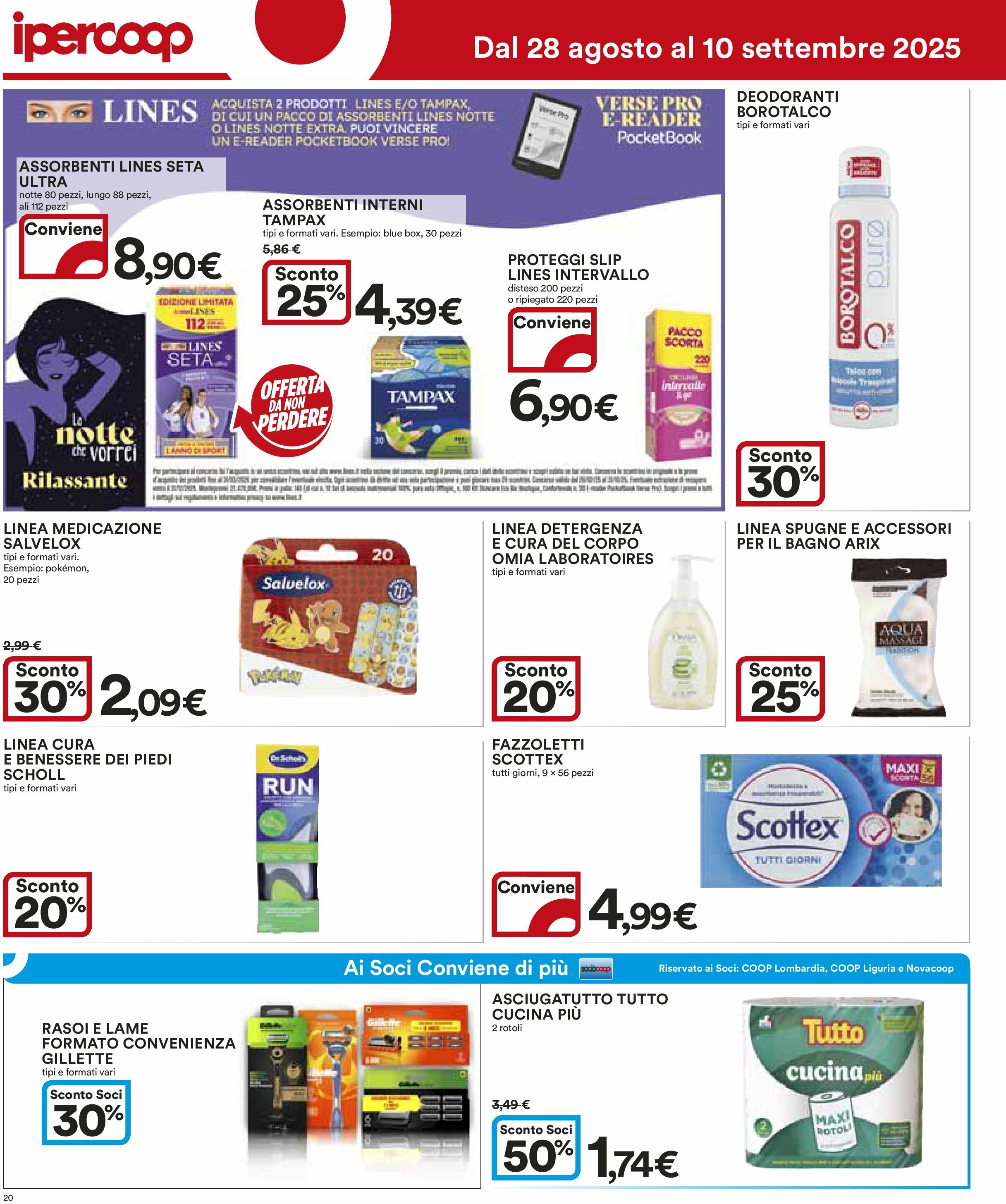 ipercoop - Volantino Ipercoop valido dal 28/08 al 10/09 - page: 20