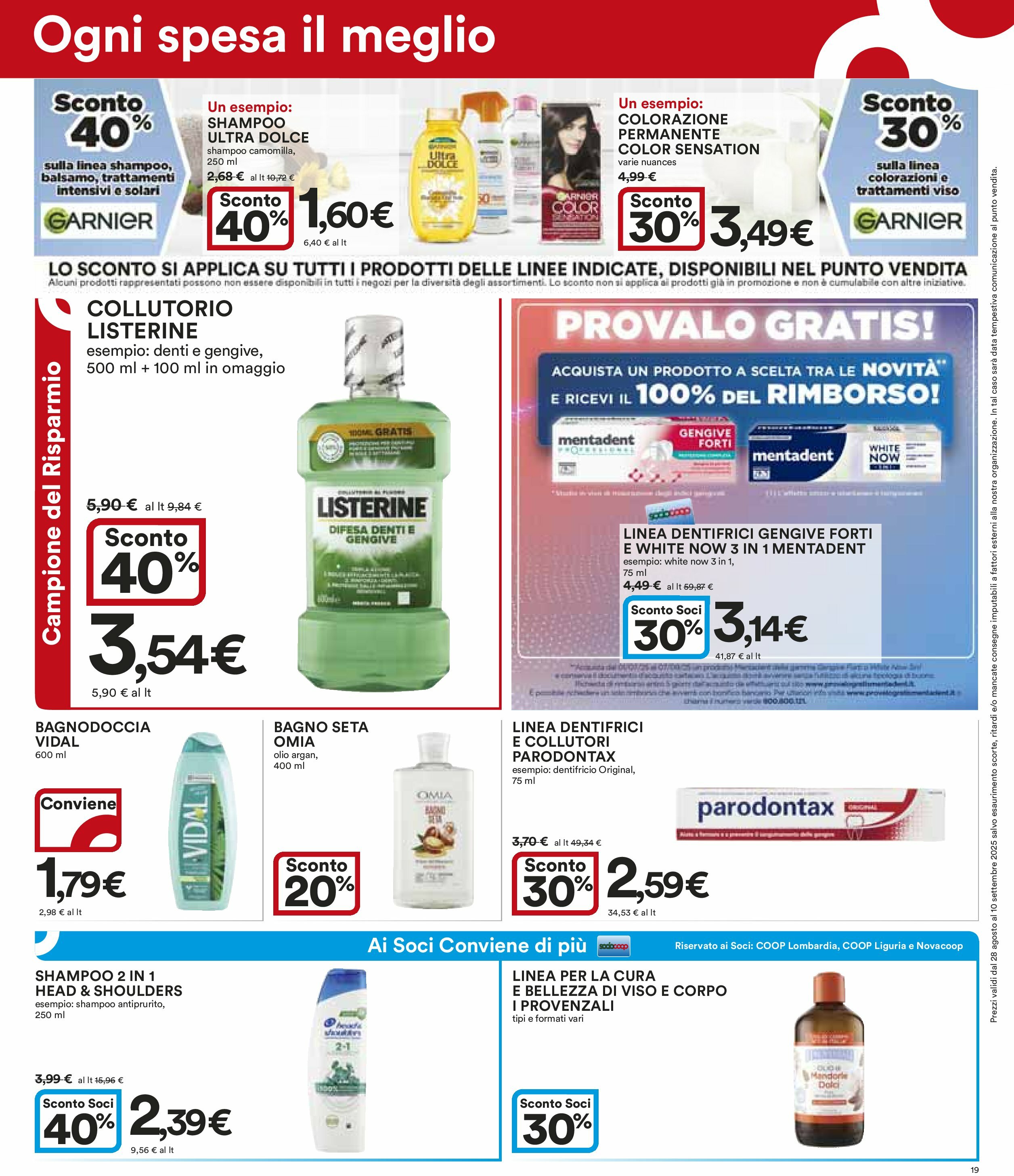 ipercoop - Volantino Ipercoop valido dal 28/08 al 10/09 - page: 19