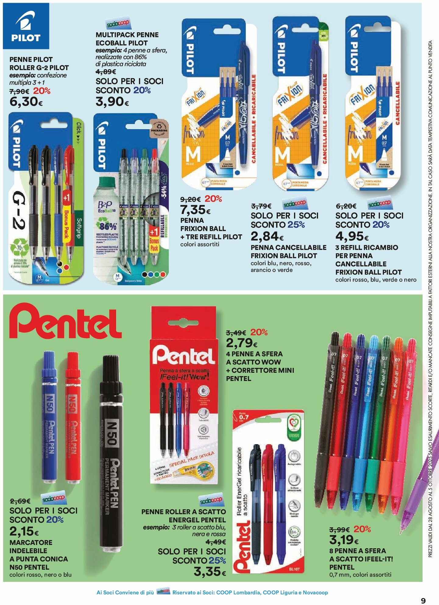 ipercoop - Volantino Ipercoop - Inizia la Scuola valido dal 28/08 al 05/10 - page: 9