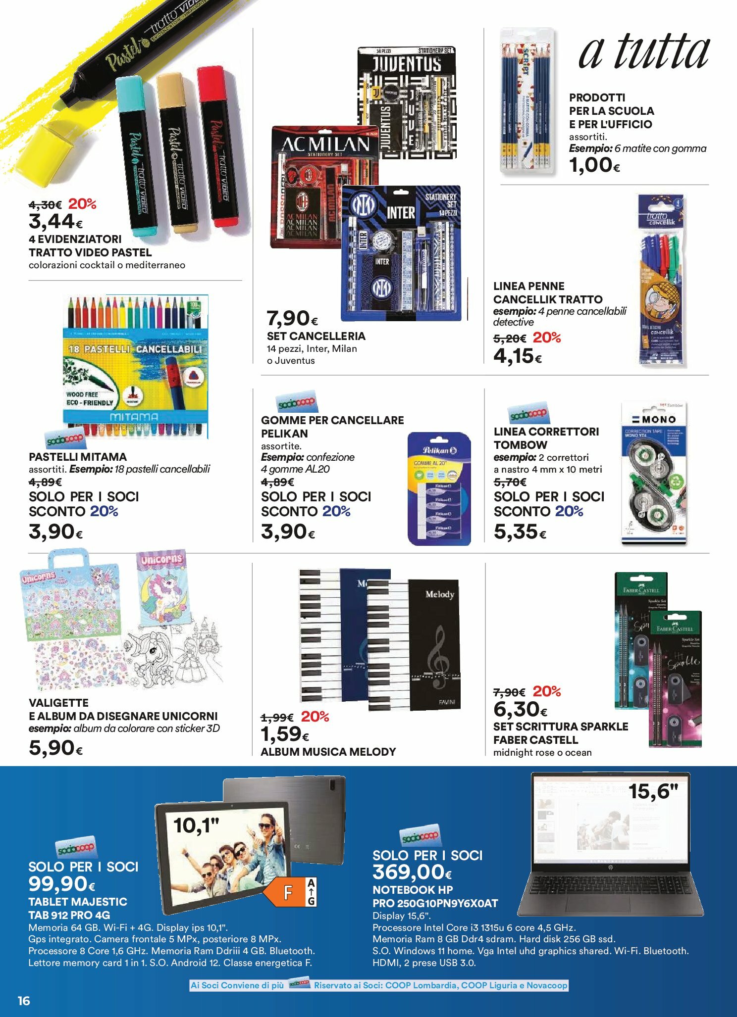 ipercoop - Volantino Ipercoop - Inizia la Scuola valido dal 28/08 al 05/10 - page: 16