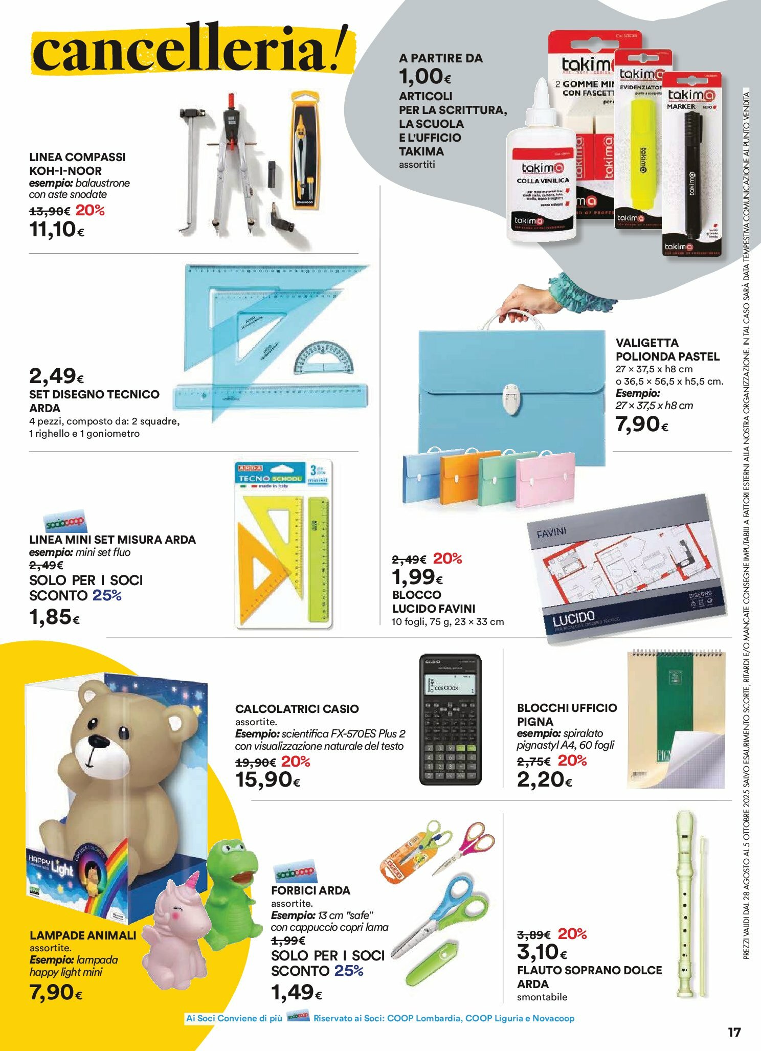 ipercoop - Volantino Ipercoop - Inizia la Scuola valido dal 28/08 al 05/10 - page: 17
