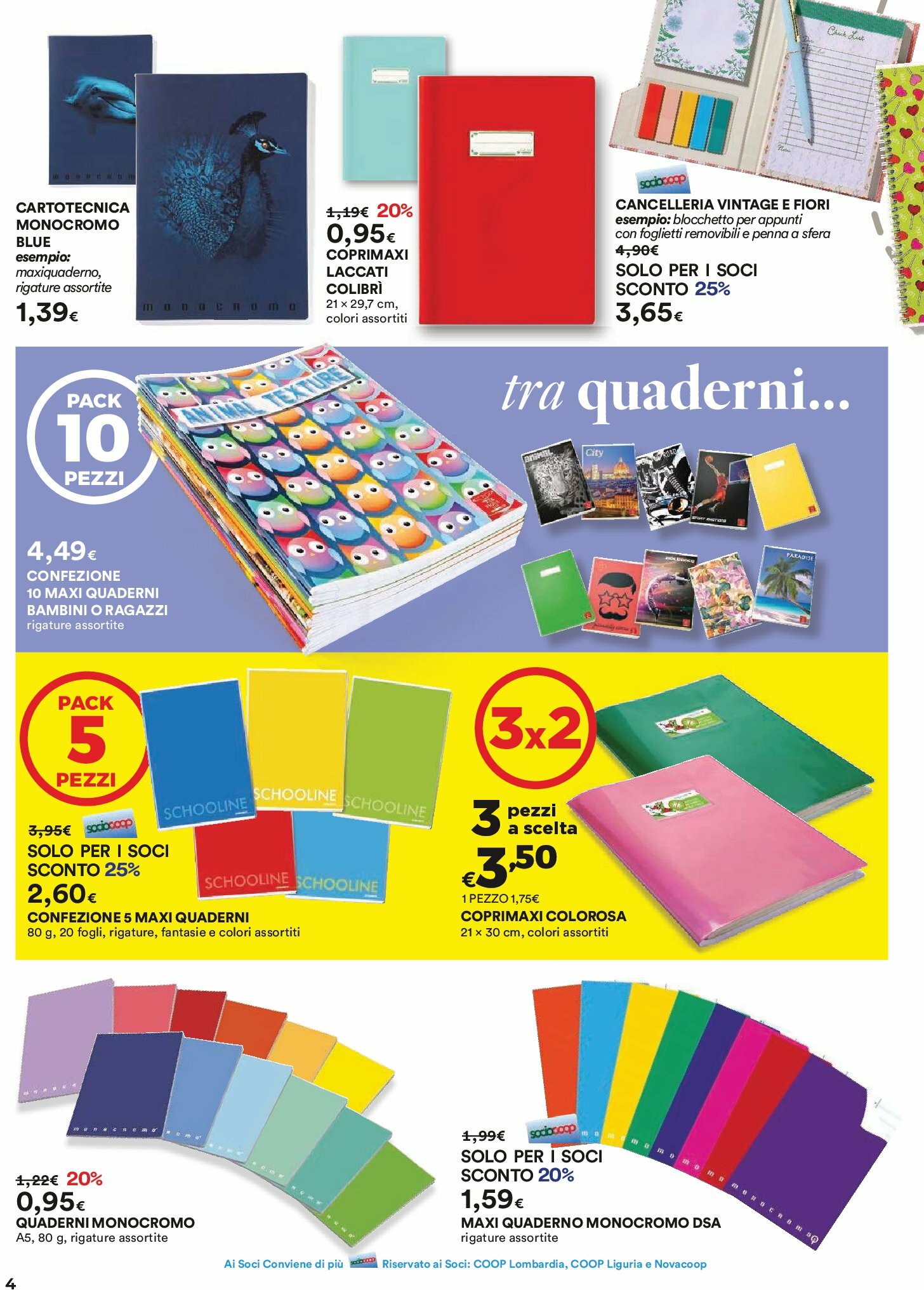 ipercoop - Volantino Ipercoop - Inizia la Scuola valido dal 28/08 al 05/10 - page: 4