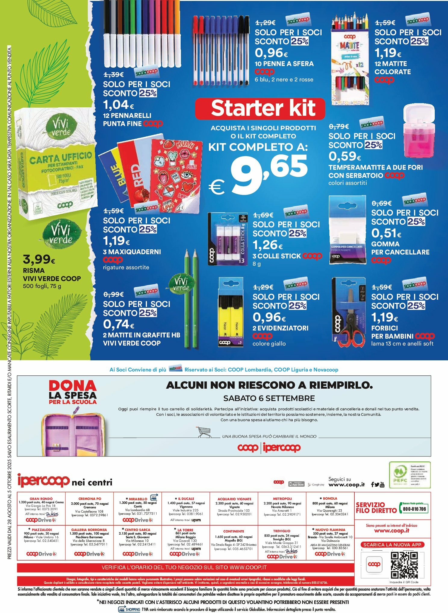 ipercoop - Volantino Ipercoop - Inizia la Scuola valido dal 28/08 al 05/10 - page: 20