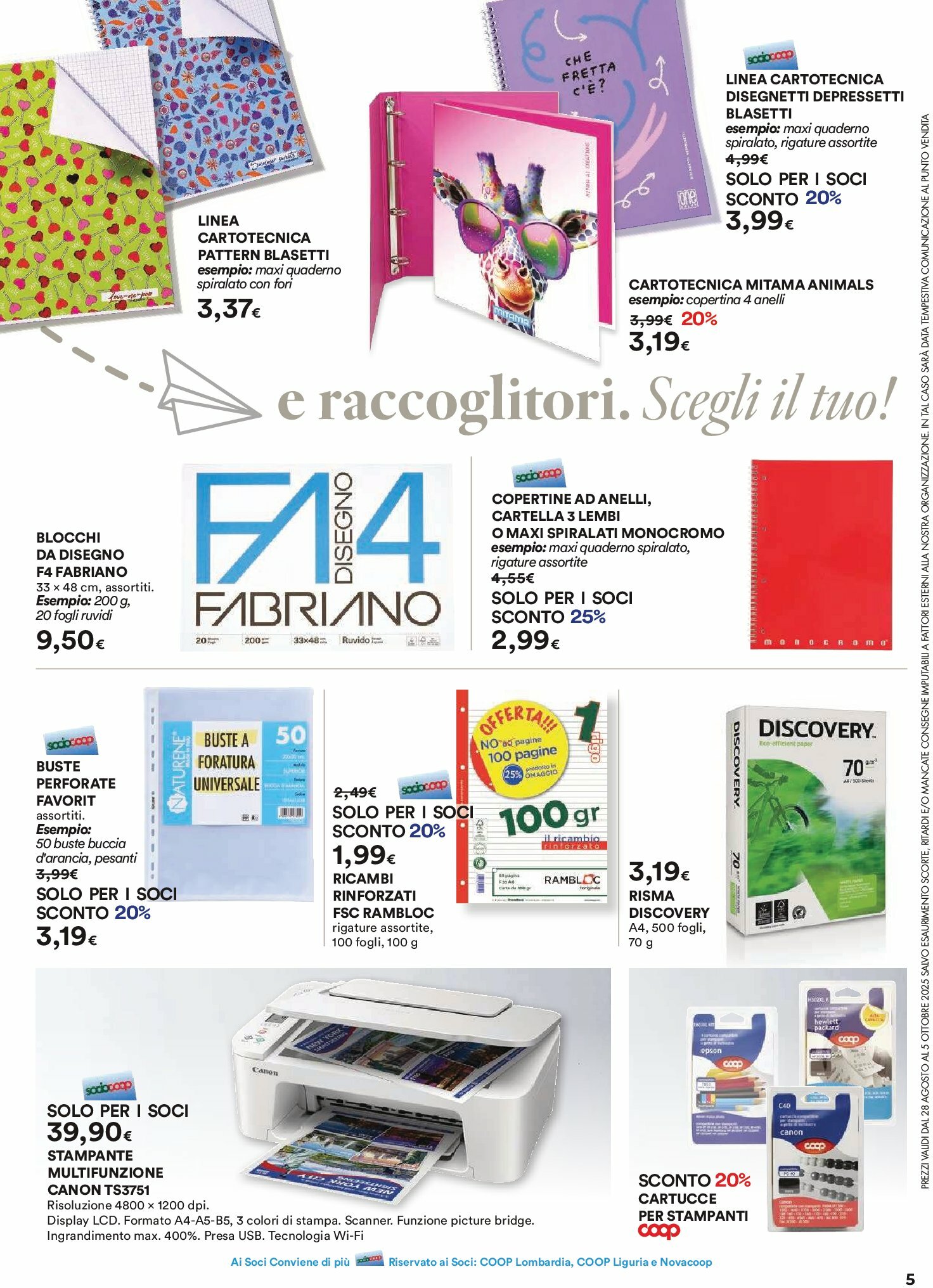 ipercoop - Volantino Ipercoop - Inizia la Scuola valido dal 28/08 al 05/10 - page: 5