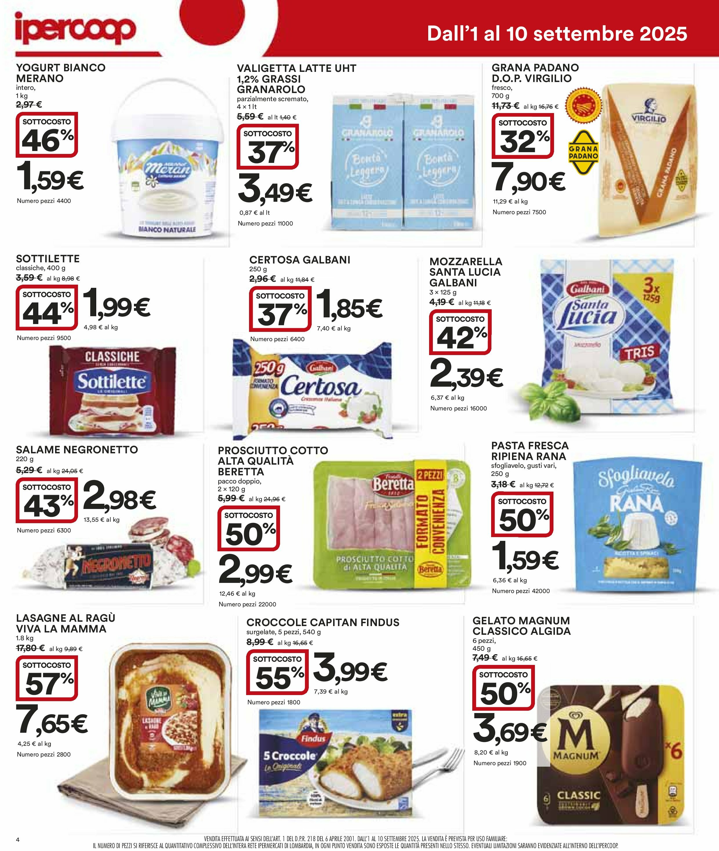 ipercoop - Volantino Ipercoop valido dal 01/09 al 10/09 - page: 4