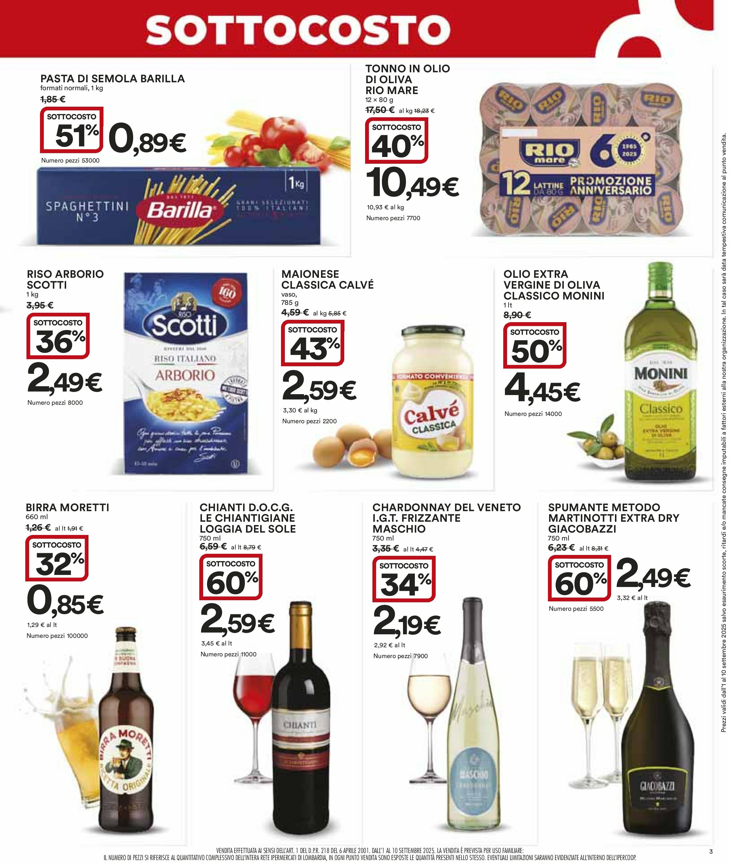 ipercoop - Volantino Ipercoop valido dal 01/09 al 10/09 - page: 3