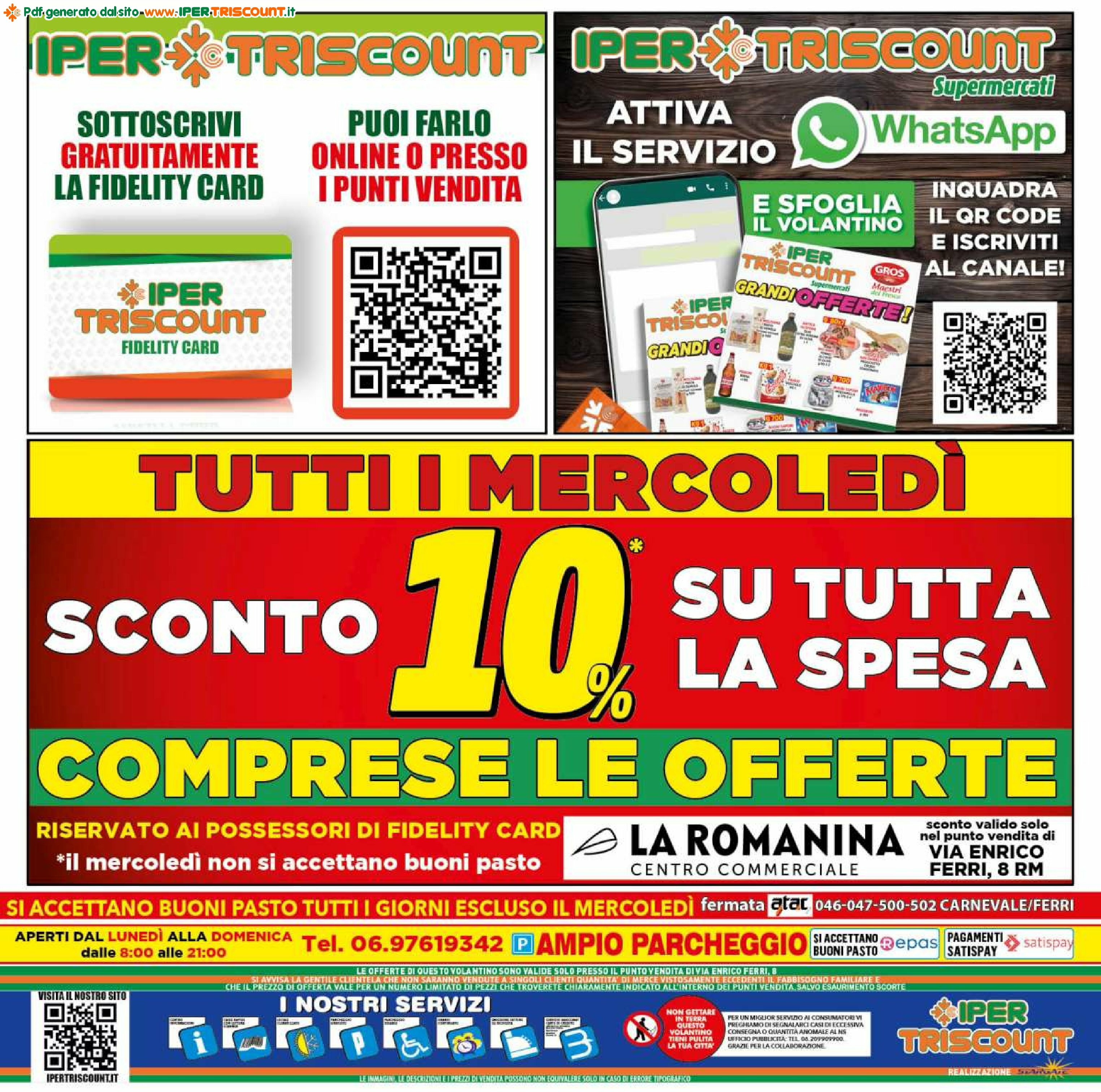 ipertriscount - Volantino Ipertriscount - C.C. La Romanina valido dal 18/08 al 26/08 - page: 20