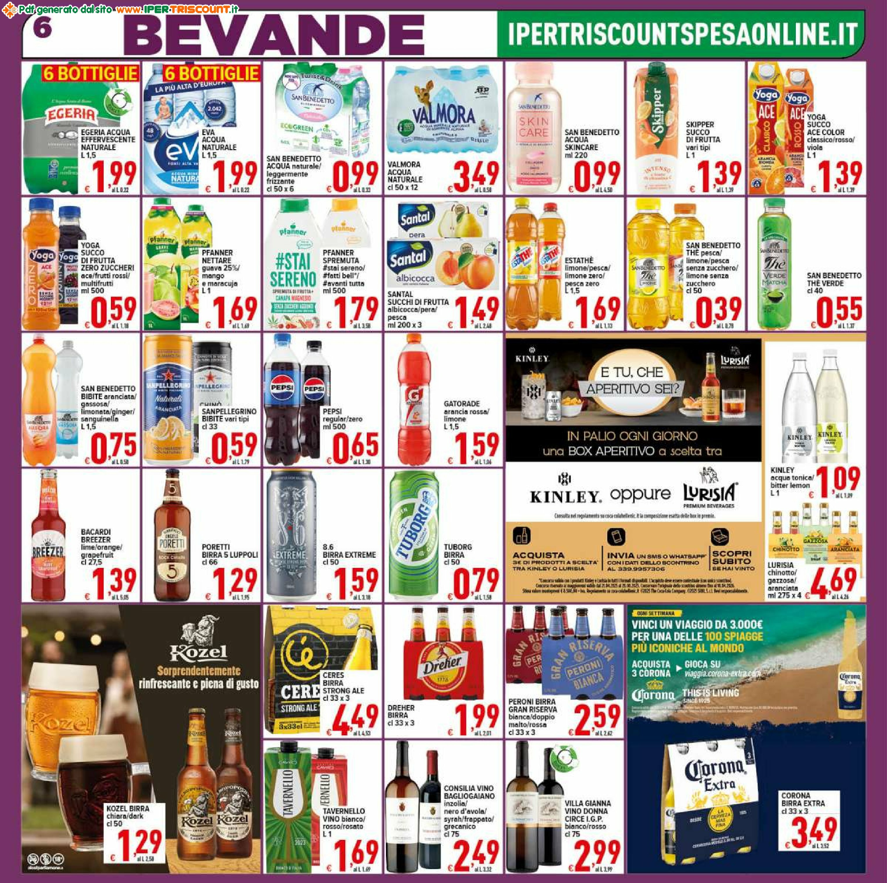 ipertriscount - Volantino Ipertriscount - Arco di Travertino, Ariccia, Bracciano, Casal Bertone, Giardinetti, Ostia Antica valido dal 18/08 al 26/08 - page: 6